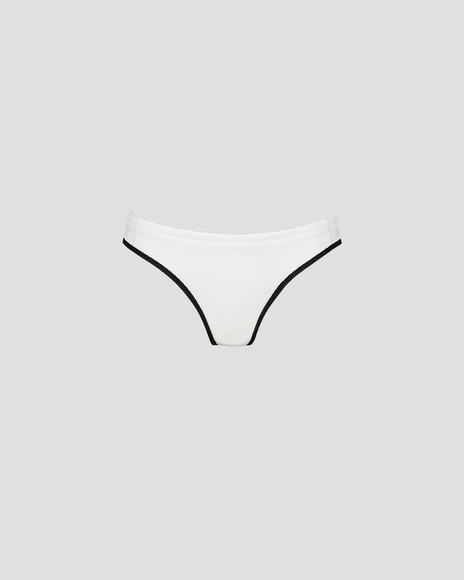 Bas de maillot de bain en néoprène Blanc Jisoo bottom - Image 2