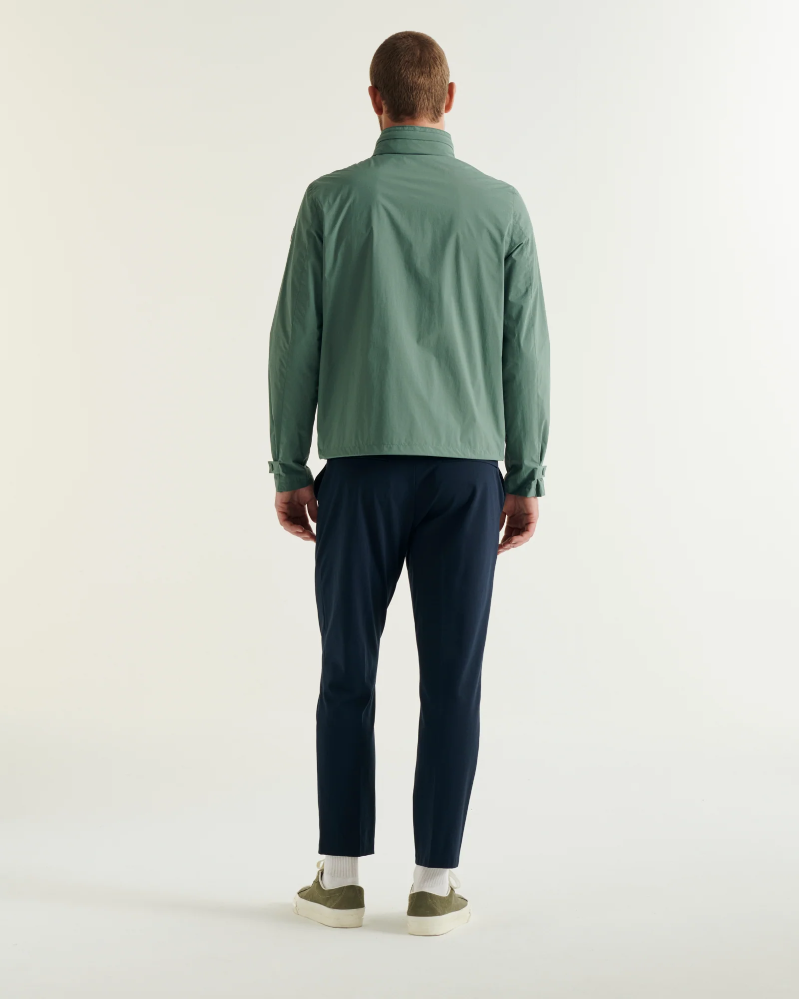 Blouson coupe-vent léger Vert céladon Origami - Image 2