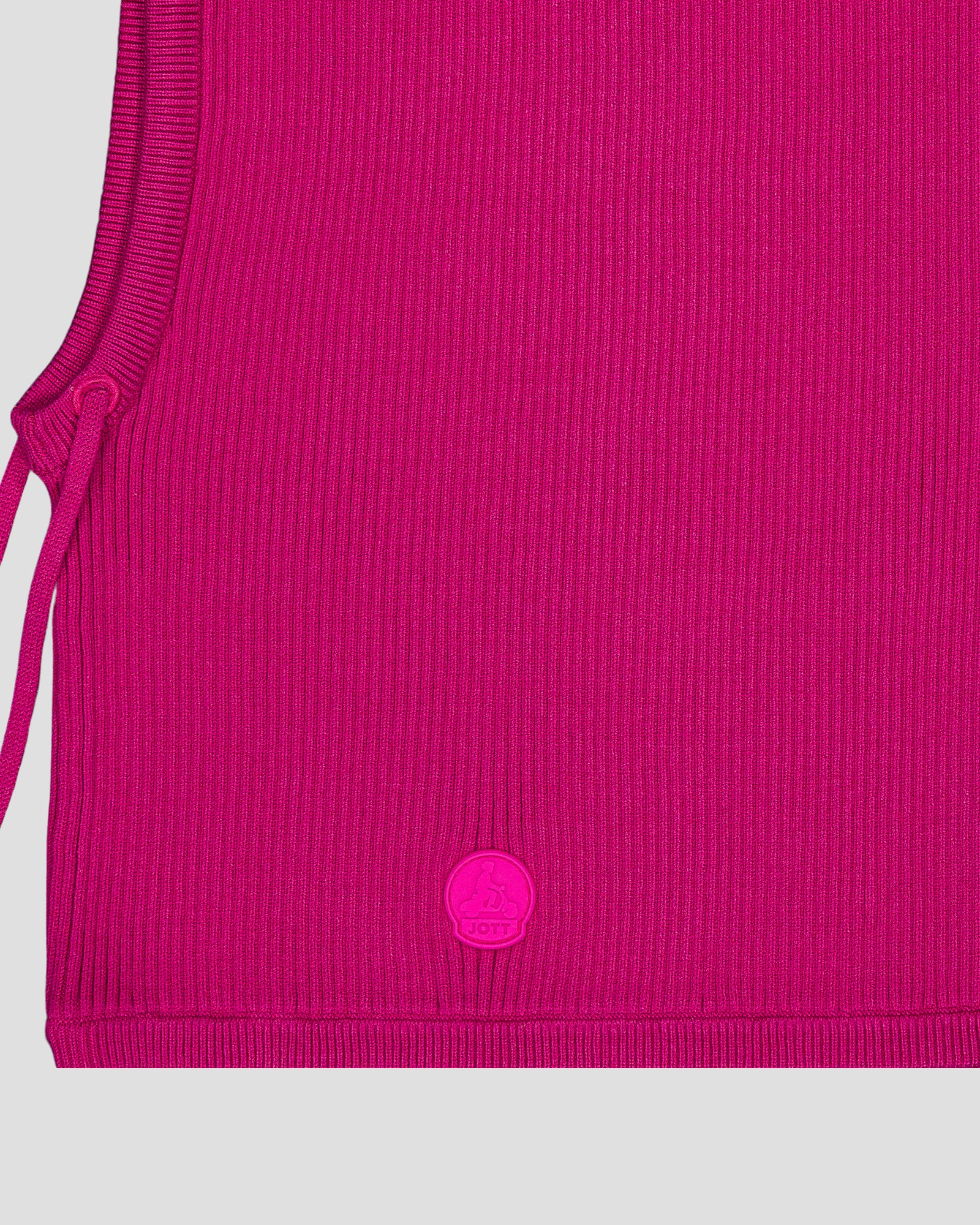 Cagoule en maille Rose électrique Combe - Image 4
