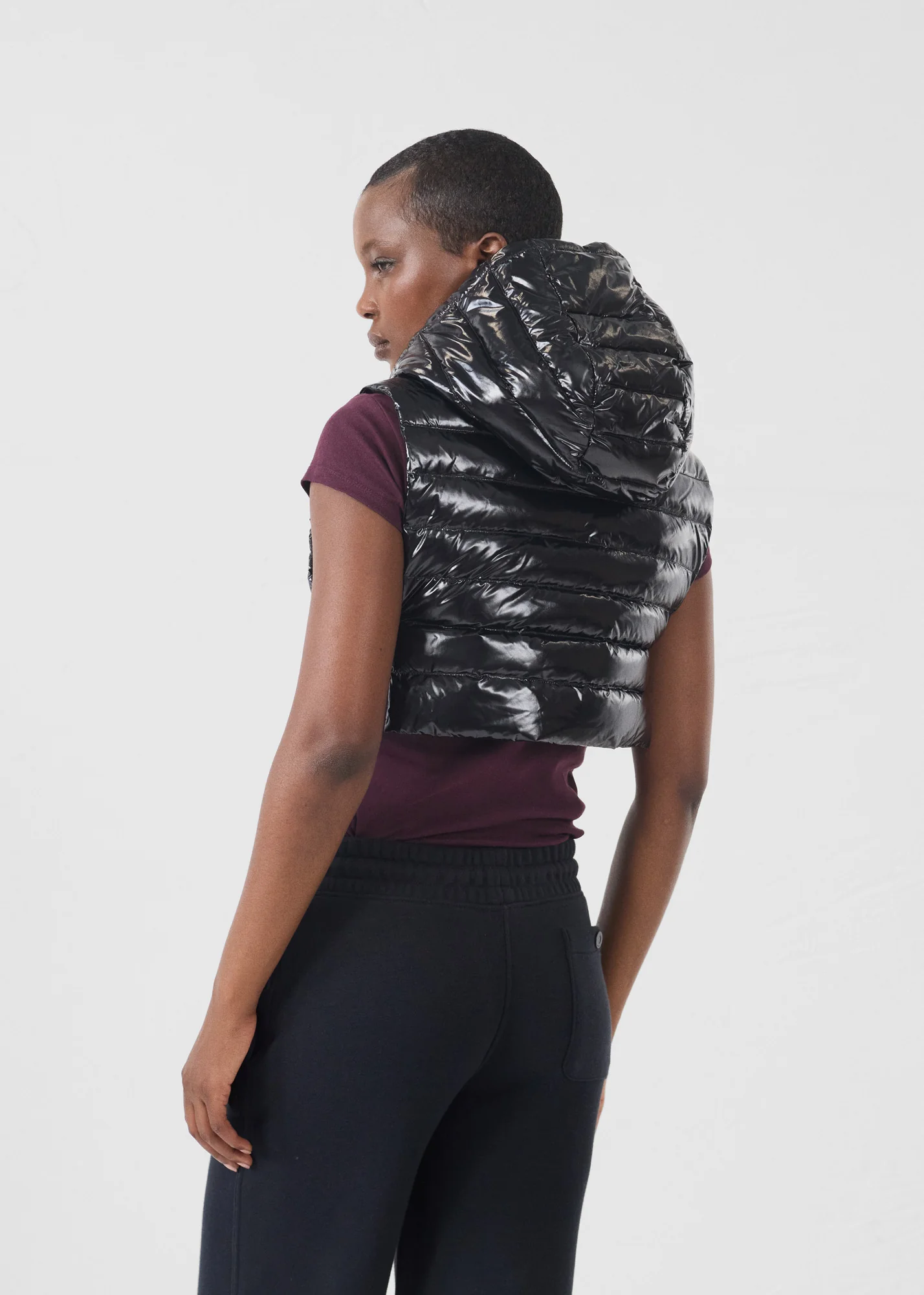 Capuche laquée Noir Alae laquée - Image 4