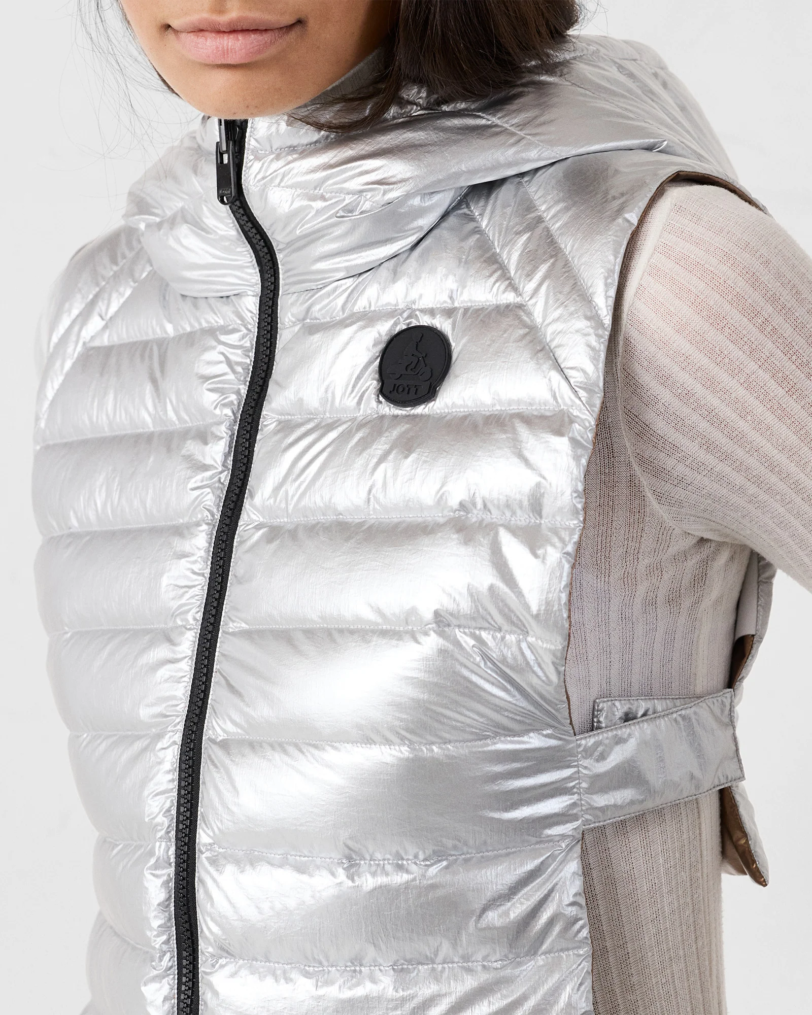 Capuche métallique Argent Alae metallic - Image 5