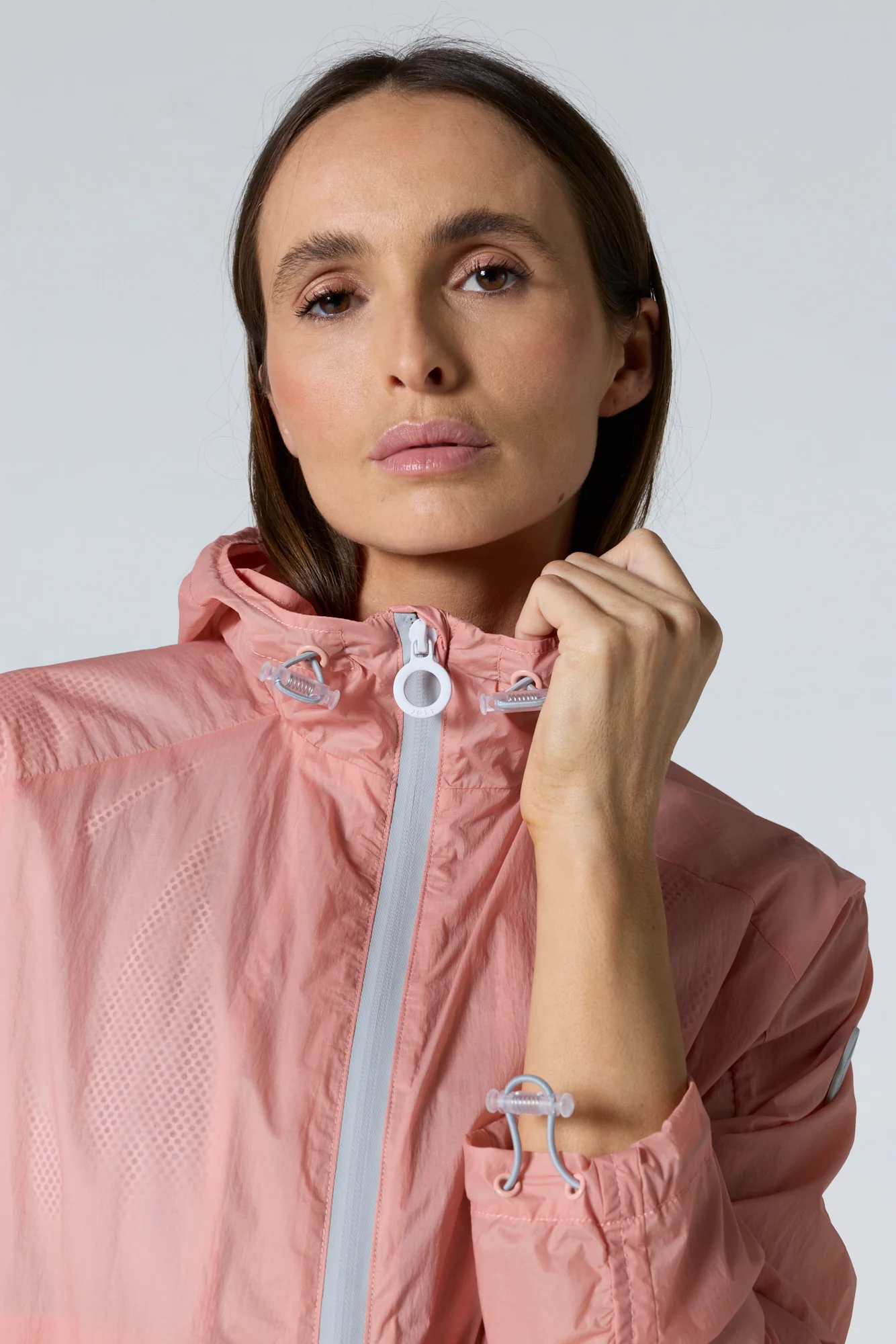 Coupe-vent court Sable rose Ally - Image 6