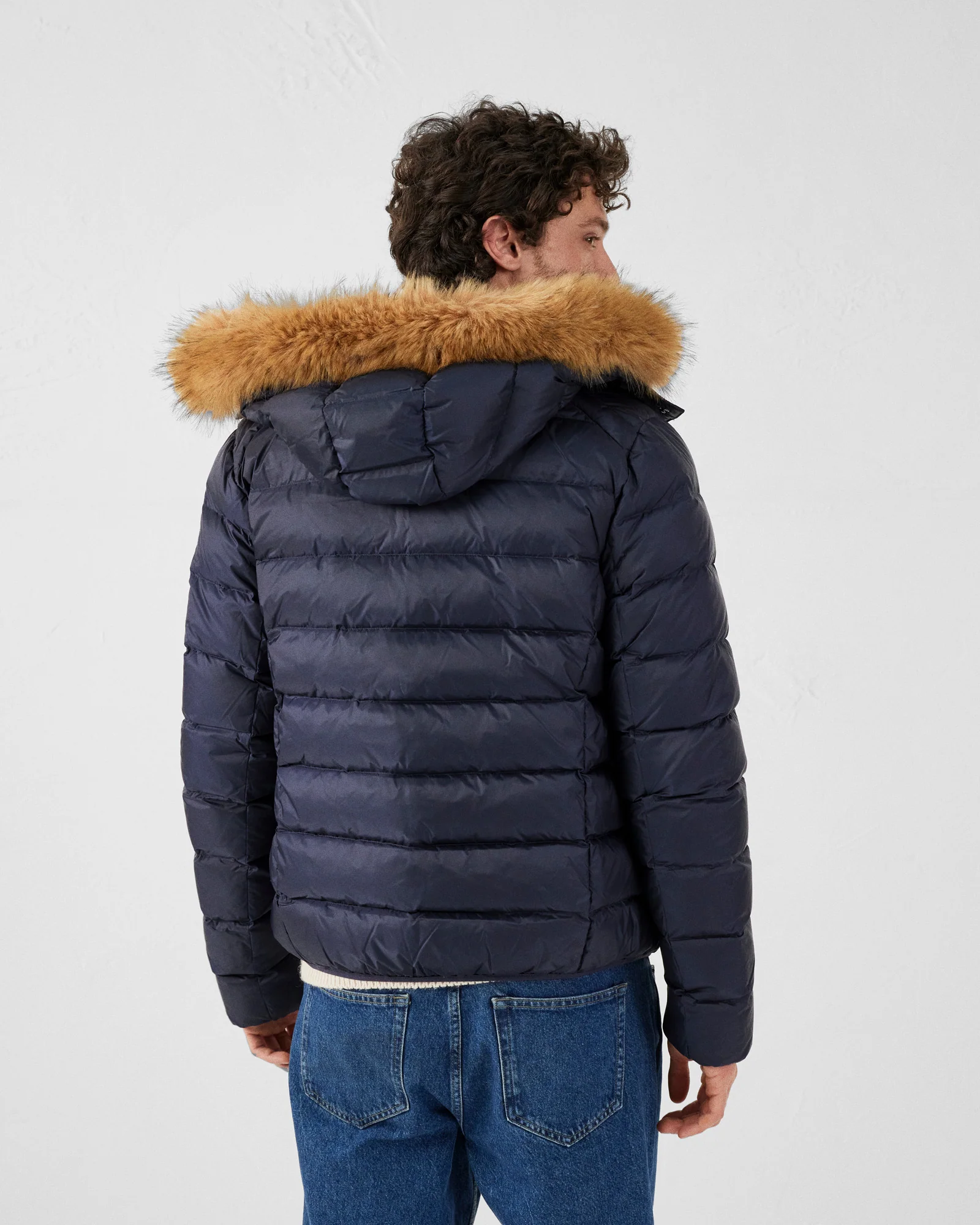 Doudoune à capuche Grand Froid Marine Prestige - Image 4