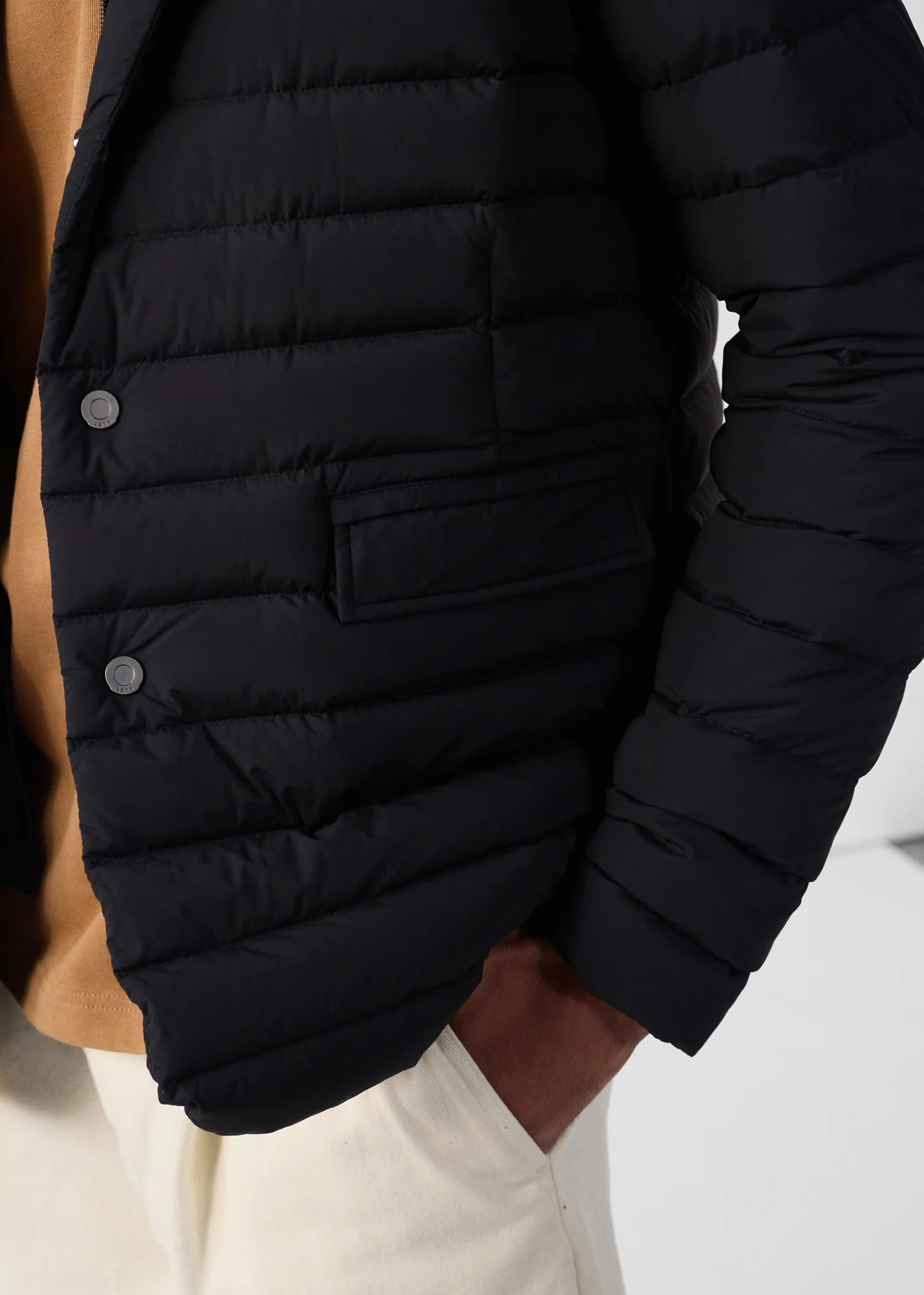Doudoune blazer stretch Noir Joey - Image 5