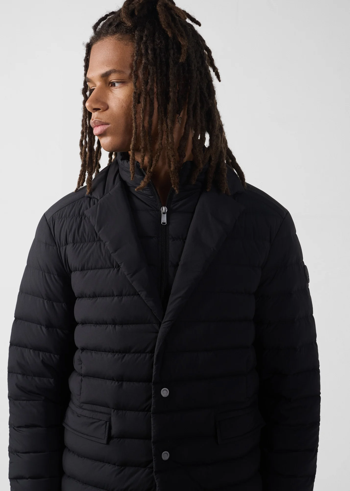 Doudoune blazer stretch Noir Joey - Image 7