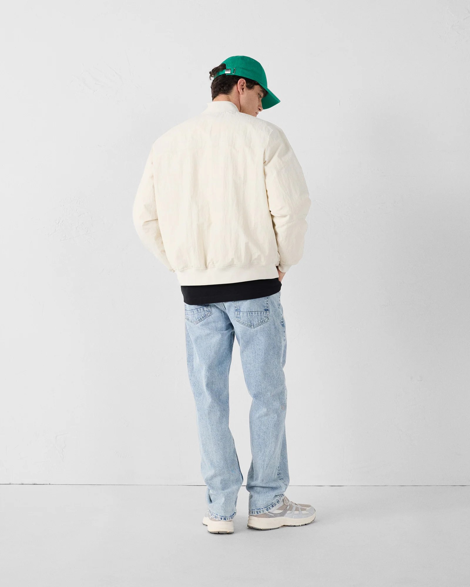 Bomber mixte Naturel/gris glace Bentham - Image 4