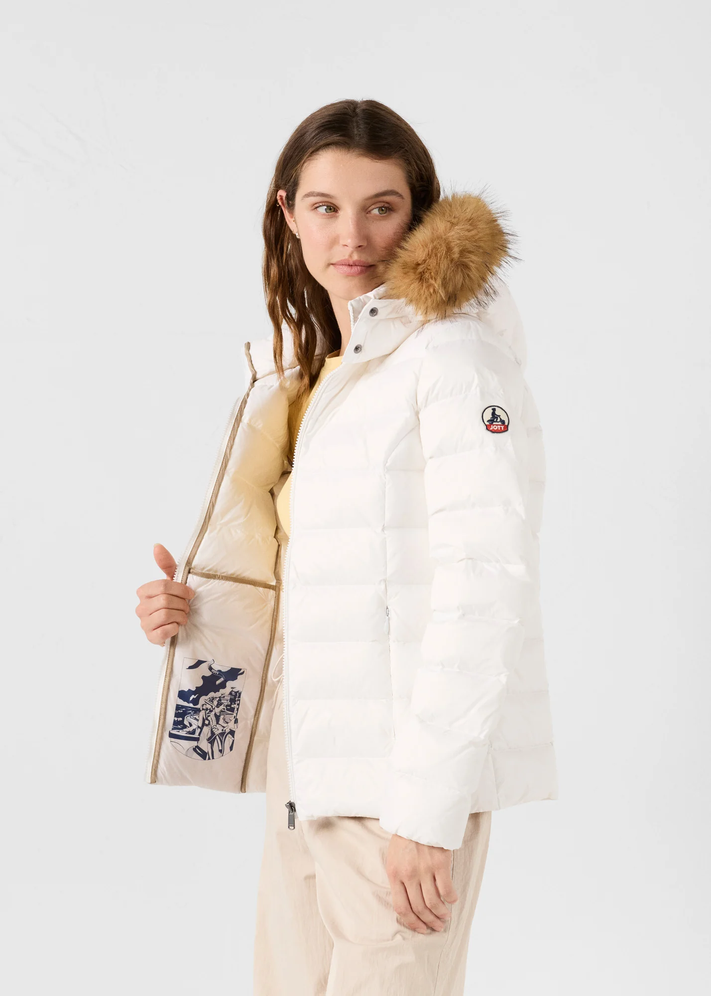 Doudoune Ă capuche Grand Froid Blanc Luxe - Image 3
