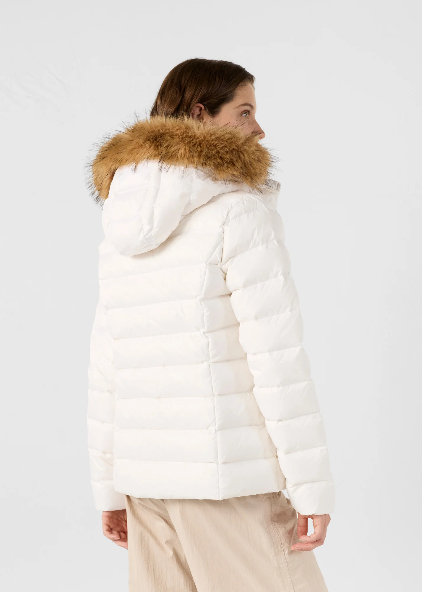Doudoune Ă capuche Grand Froid Blanc Luxe - Image 4