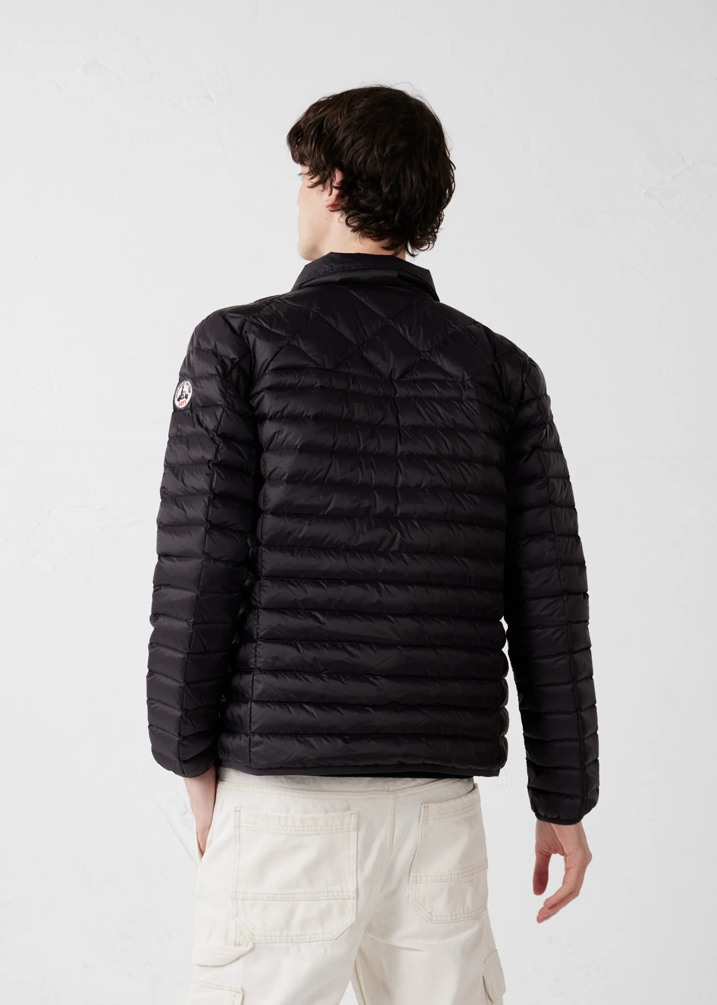 Doudoune col chemise Noir Ethan - Image 4