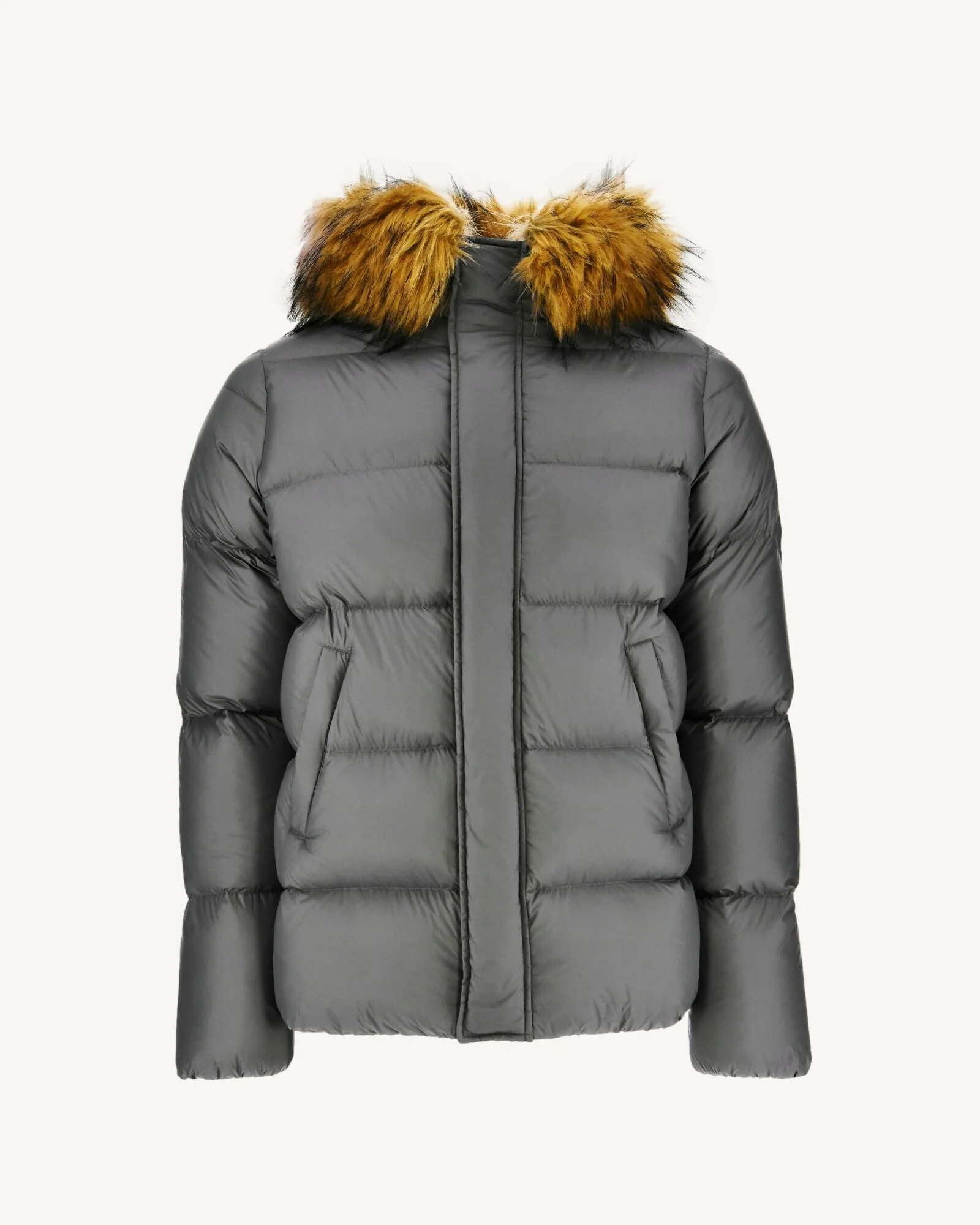 Doudoune courte à capuche Anthracite Prestige 2.0 - Image 2