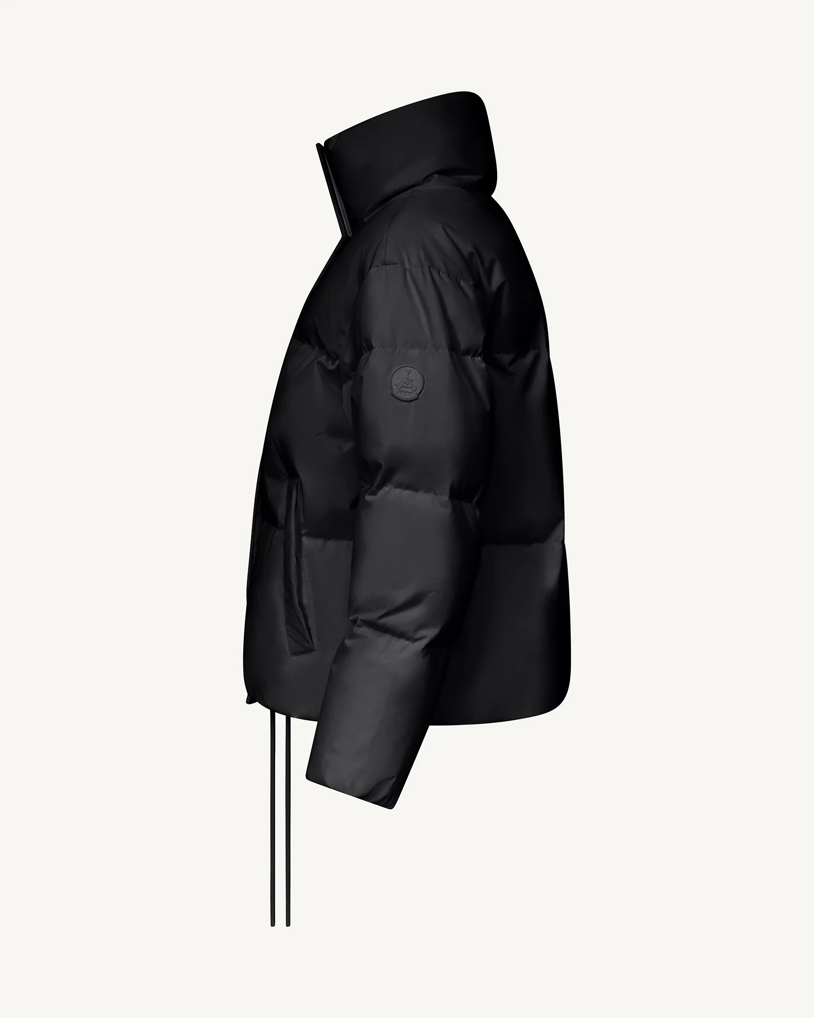 Doudoune courte esprit 'Puffer' Noir Ozaka - Image 3