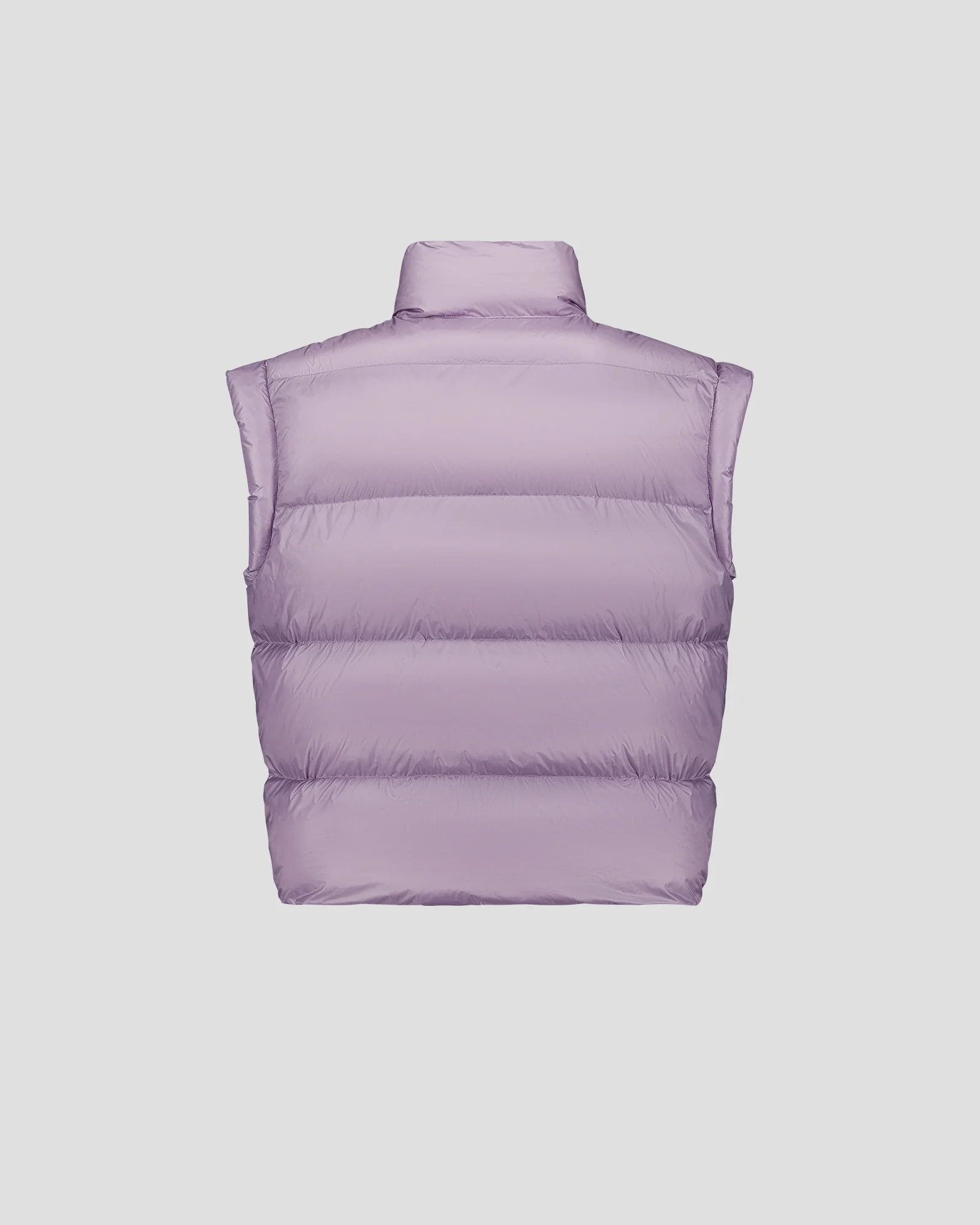 Doudoune courte oversize sans manches Encens violet Lyna - Image 3