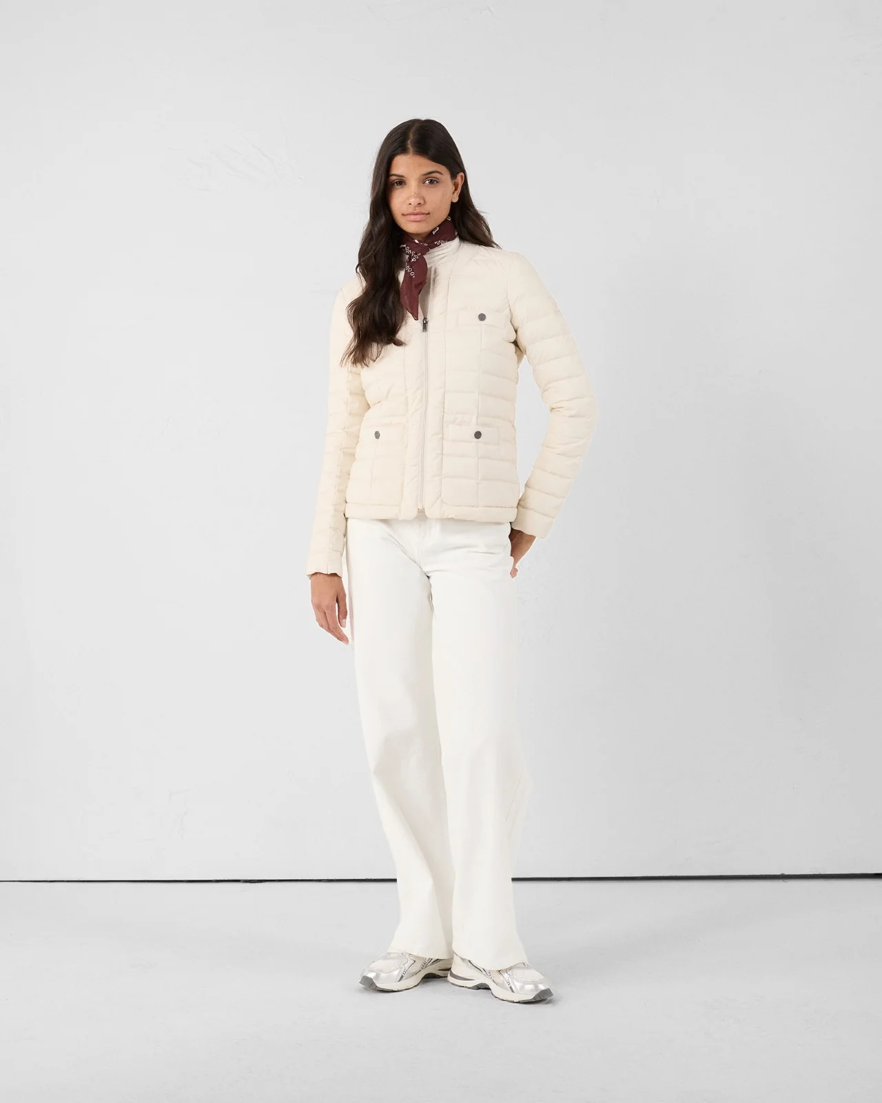 Doudoune de tailleur Naturel Ingrid