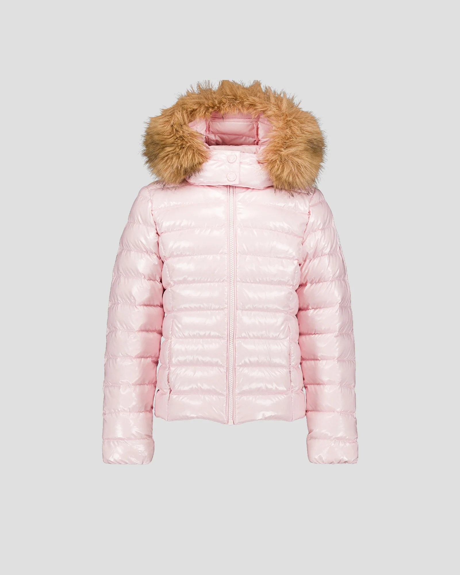 Doudoune enfant Grand Froid Rose pétale Olympe laquée - Image 2