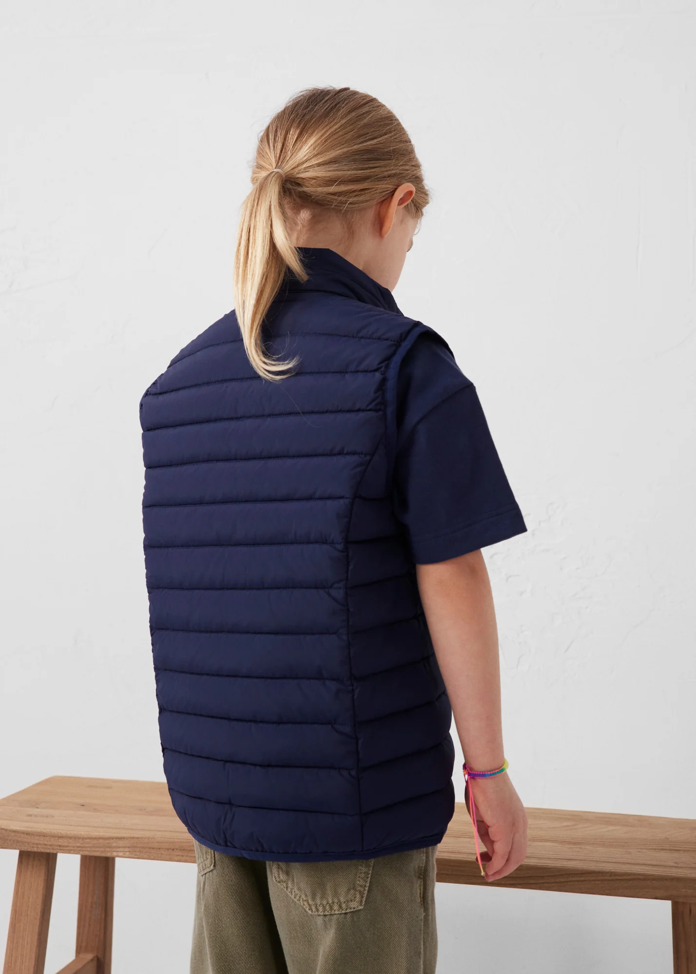 Doudoune enfant sans manches stretch Marine Soan - Image 4
