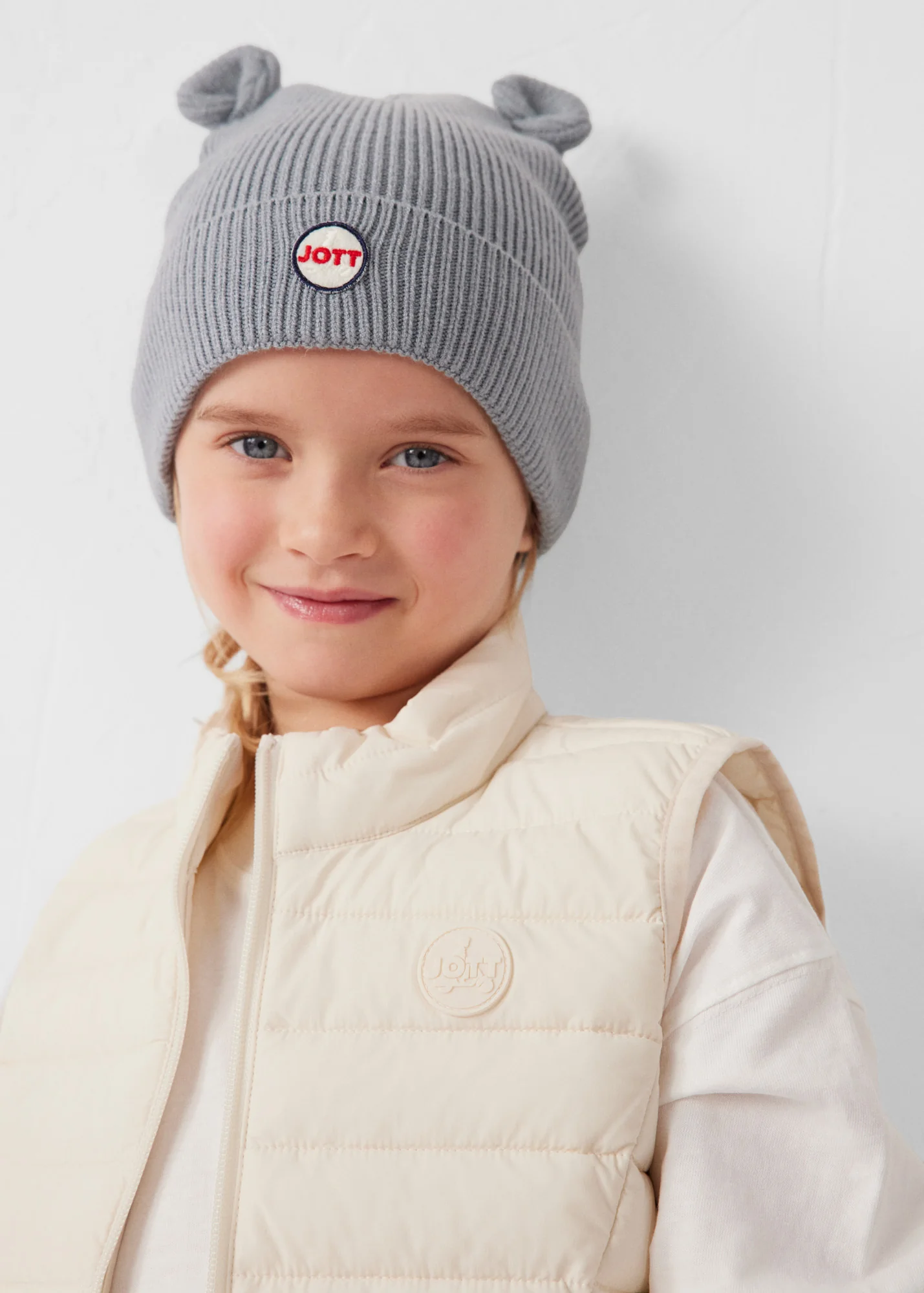 Doudoune enfant sans manches stretch Naturel Soan - Image 5