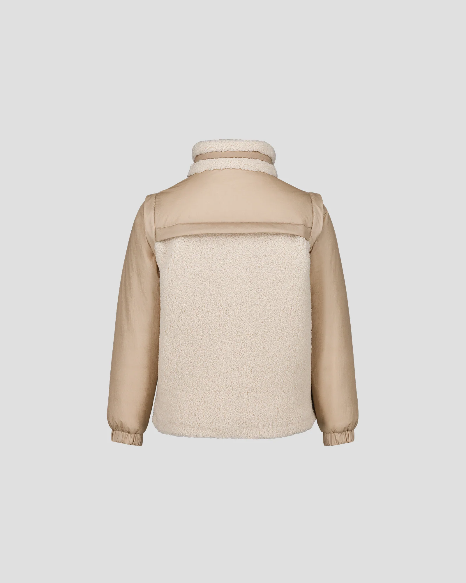 Doudoune enfant sherpa Naturel Erwan - Image 7