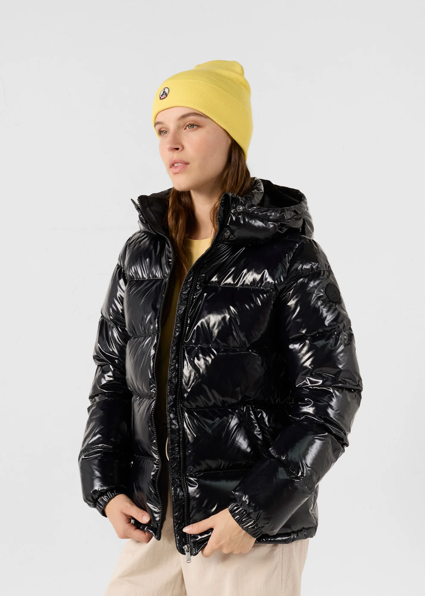 Doudoune Grand Froid esprit puffer Noir Prague laquée - Image 3