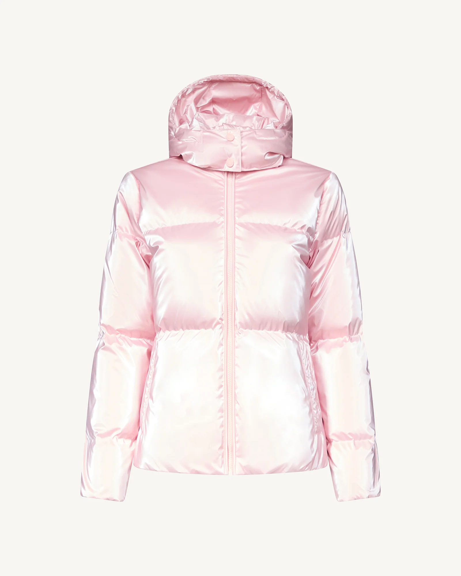 Doudoune Grand Froid nacrée Rose pétale Tanya Glossy