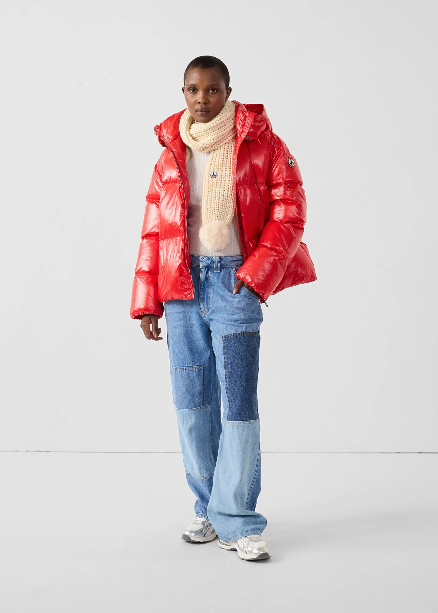 Doudoune Grand Froid puffer Rouge carmin Quinn shiny - Image 3