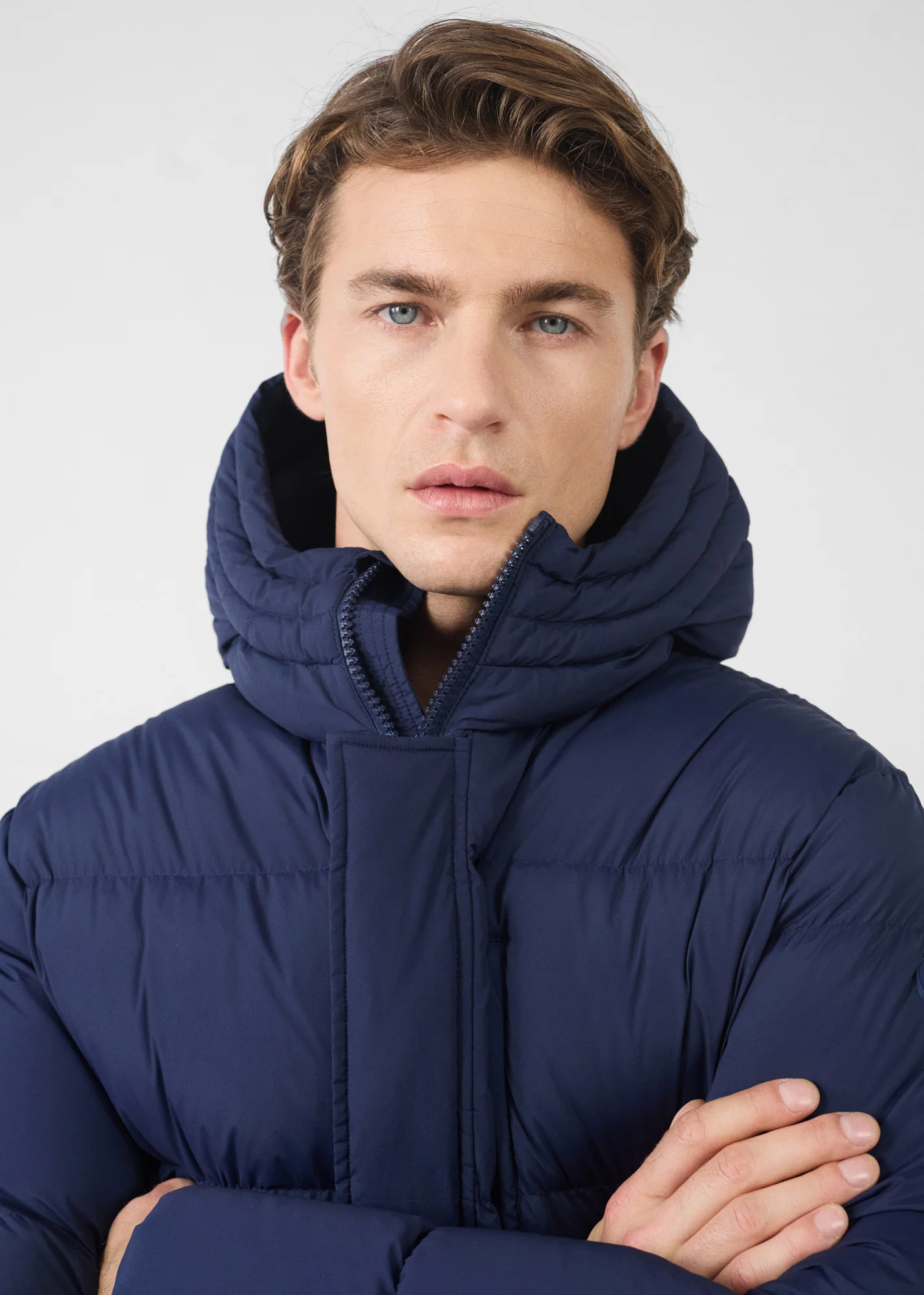 Doudoune Grand Froid stretch mi-longue Marine Scott - Image 6