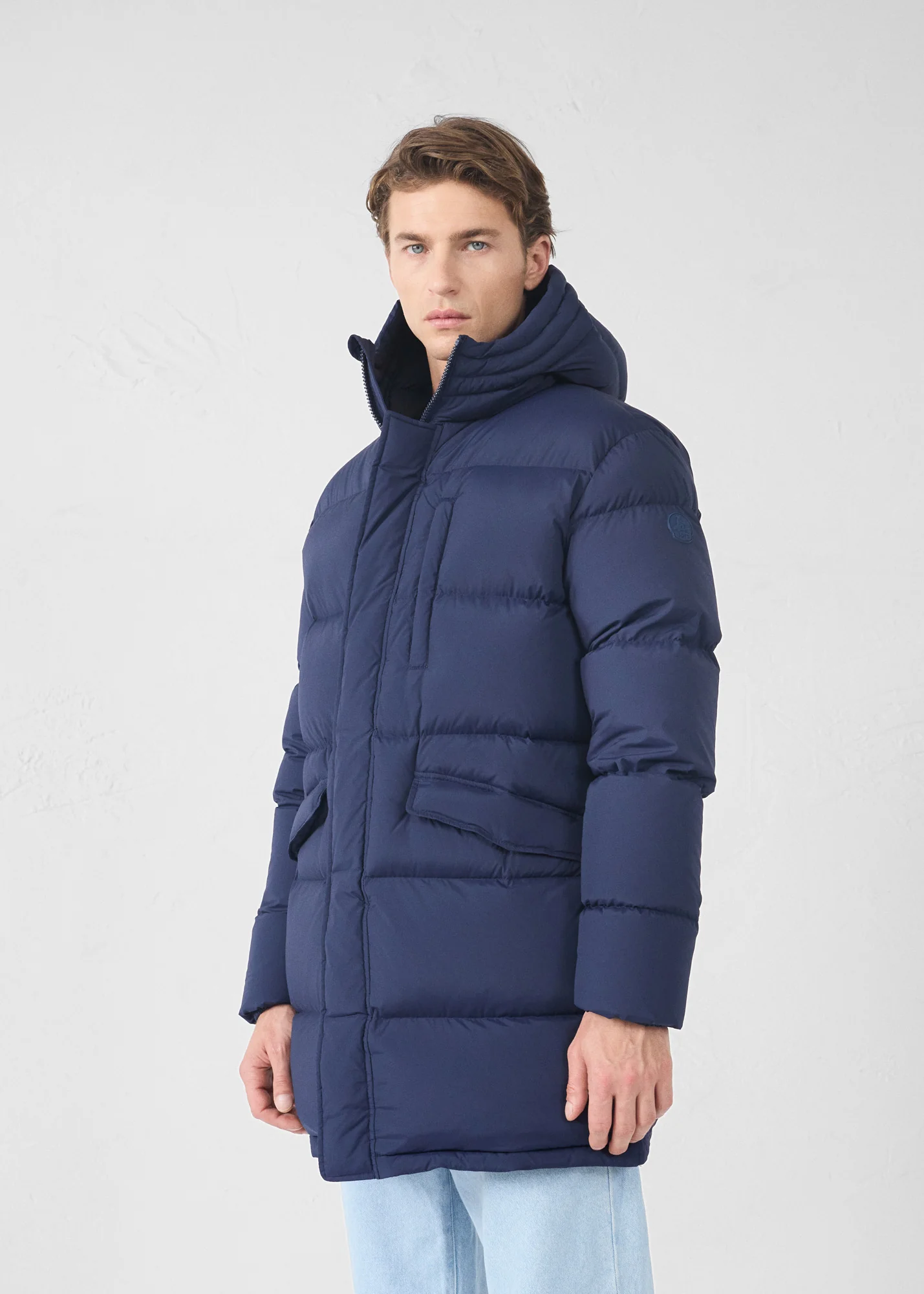 Doudoune Grand Froid stretch mi-longue Marine Scott - Image 7