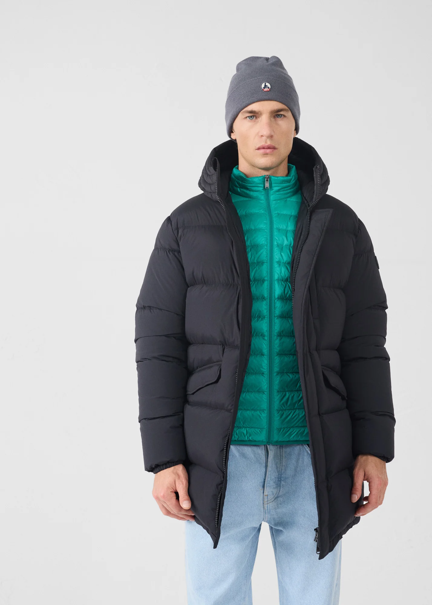 Doudoune Grand Froid stretch mi-longue Noir Scott - Image 3
