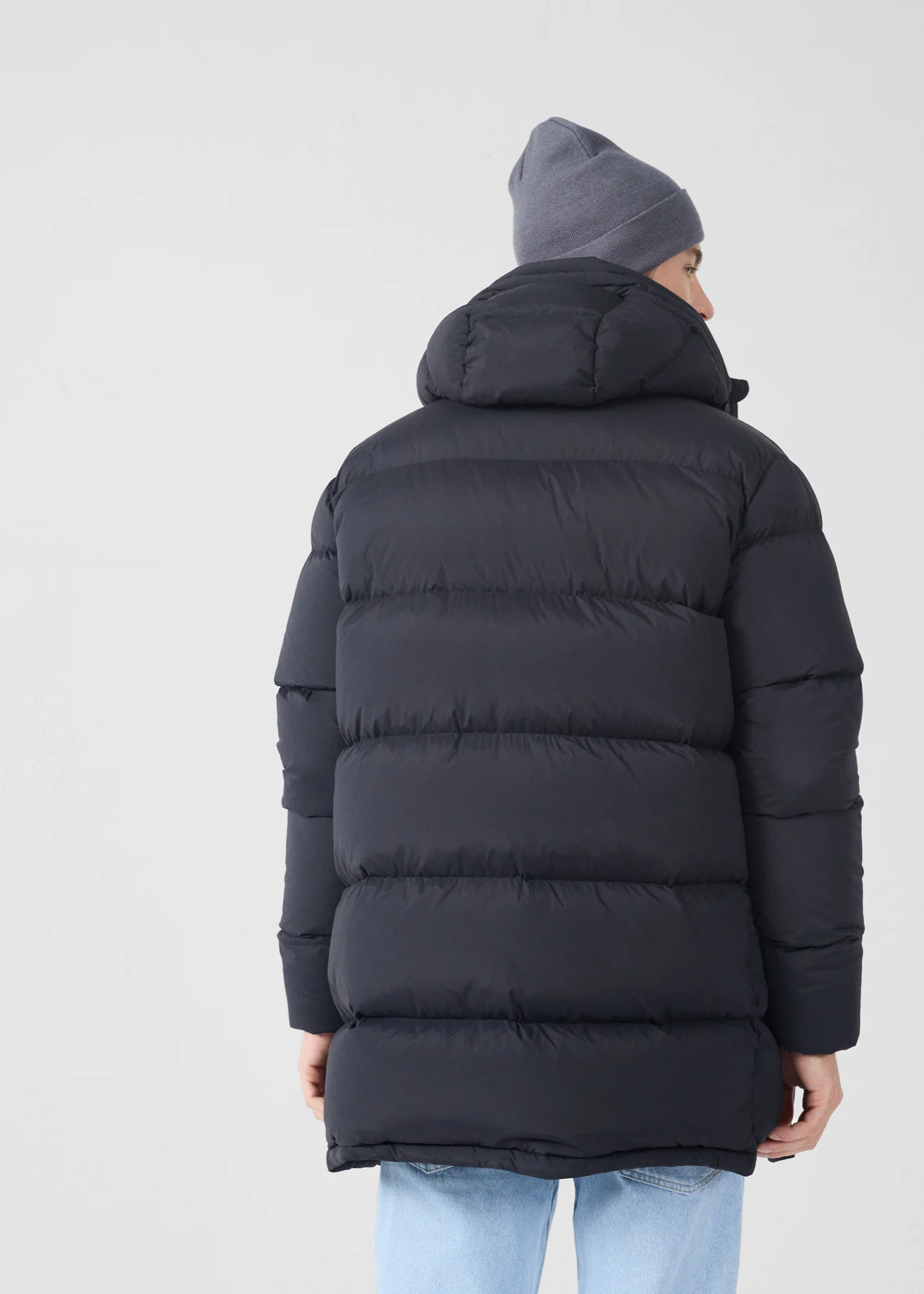 Doudoune Grand Froid stretch mi-longue Noir Scott - Image 4