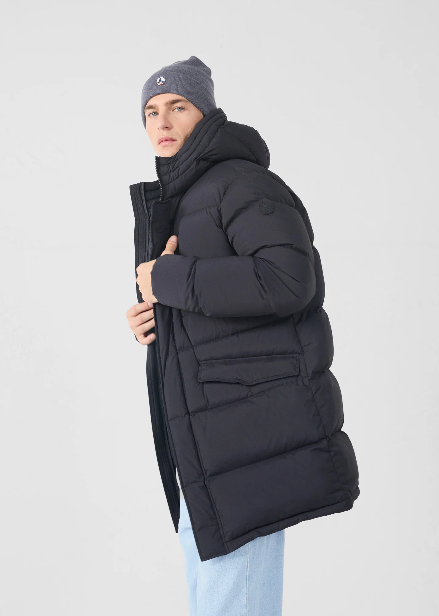 Doudoune Grand Froid stretch mi-longue Noir Scott - Image 7