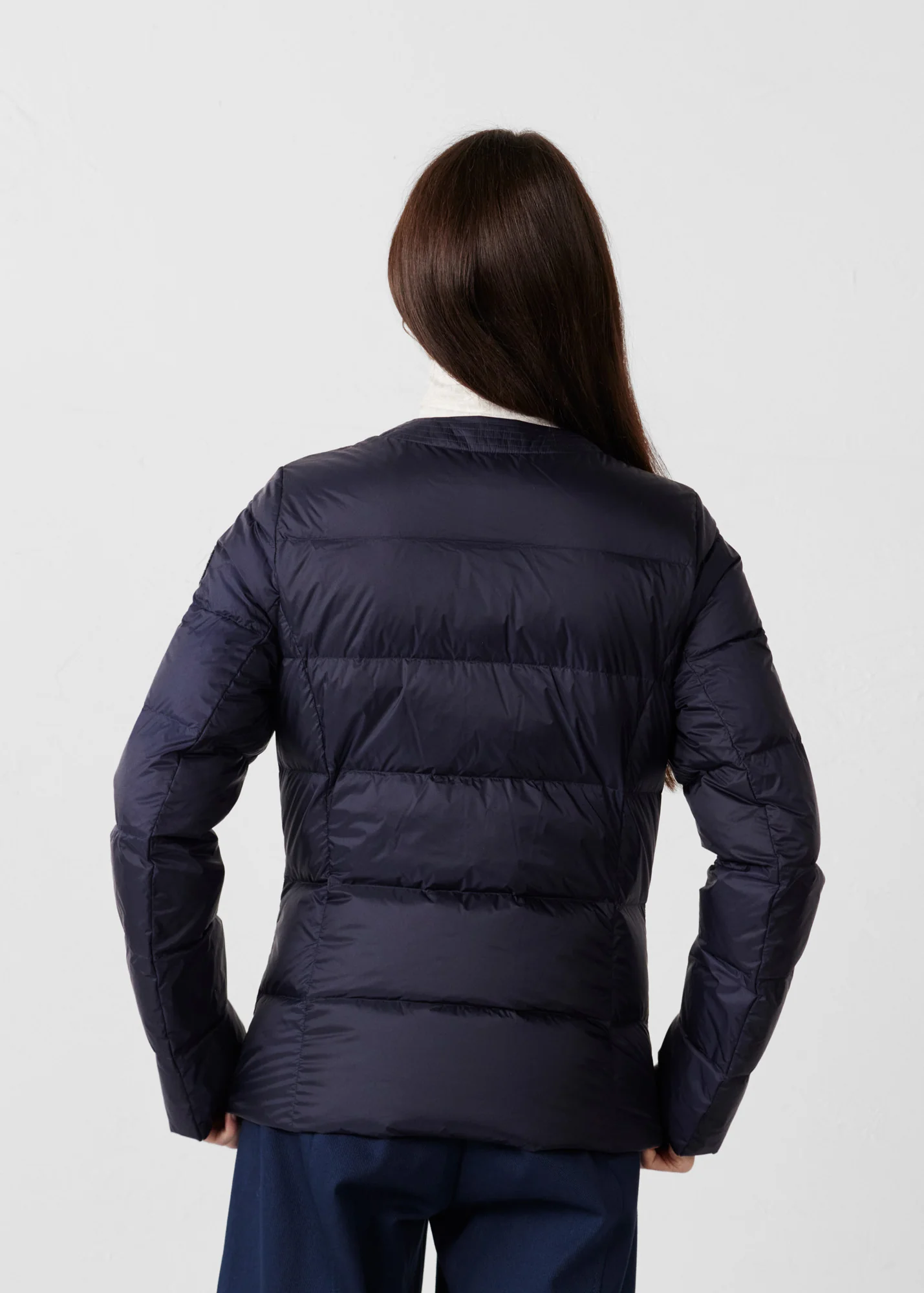 Doudoune inspirée tailleur Marine Christy - Image 4