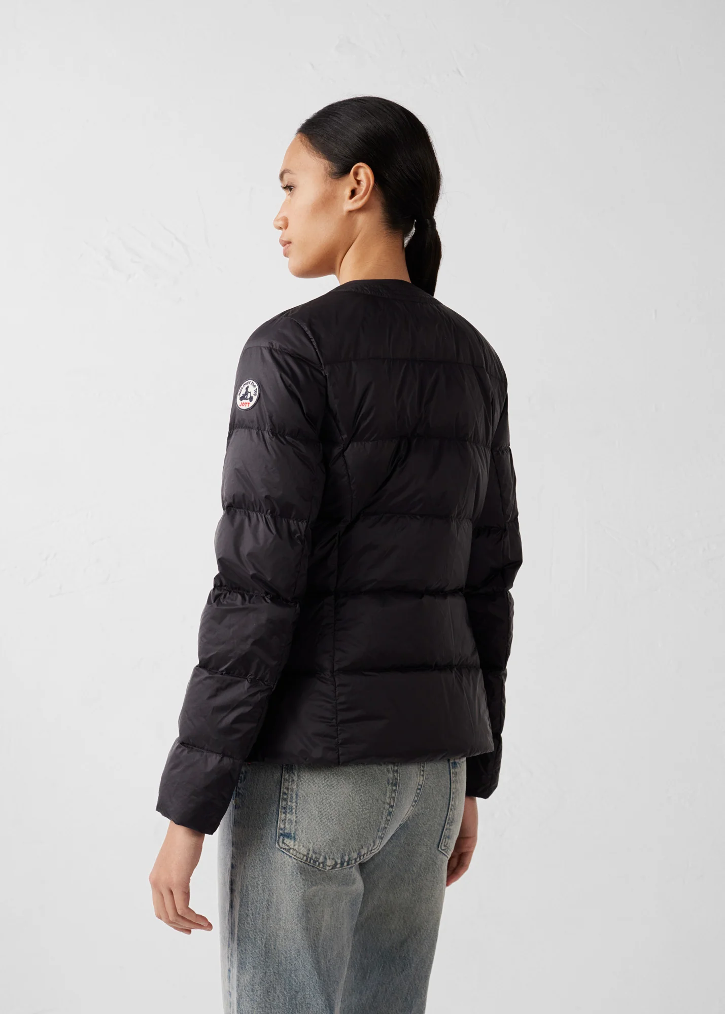 Doudoune inspirée tailleur Noir Christy - Image 4