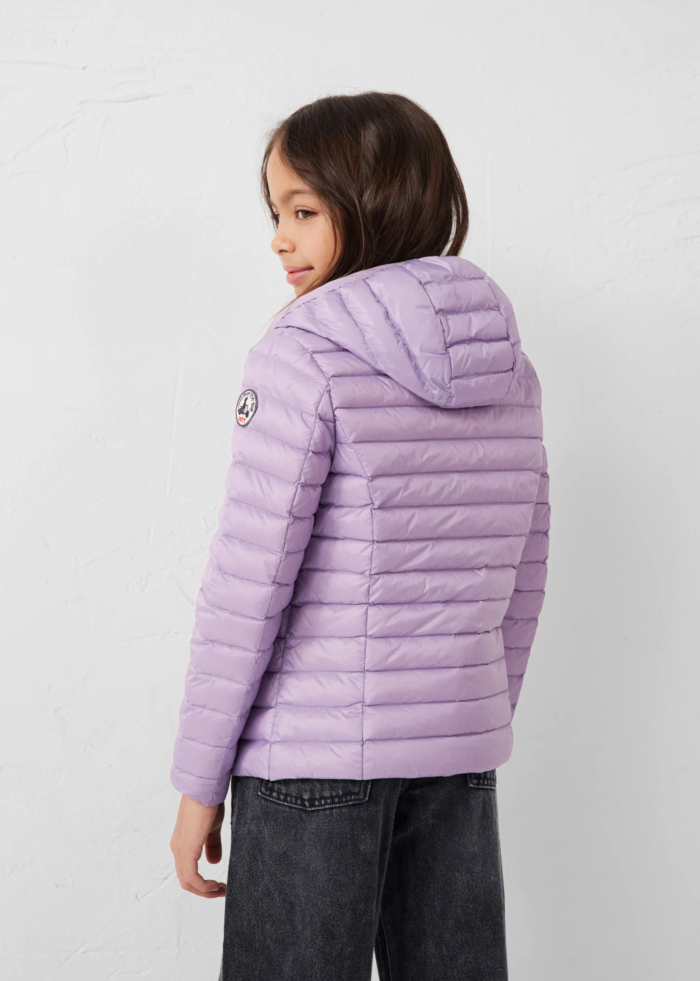 Doudoune légère à capuche enfant Encens violet Carla - Image 4