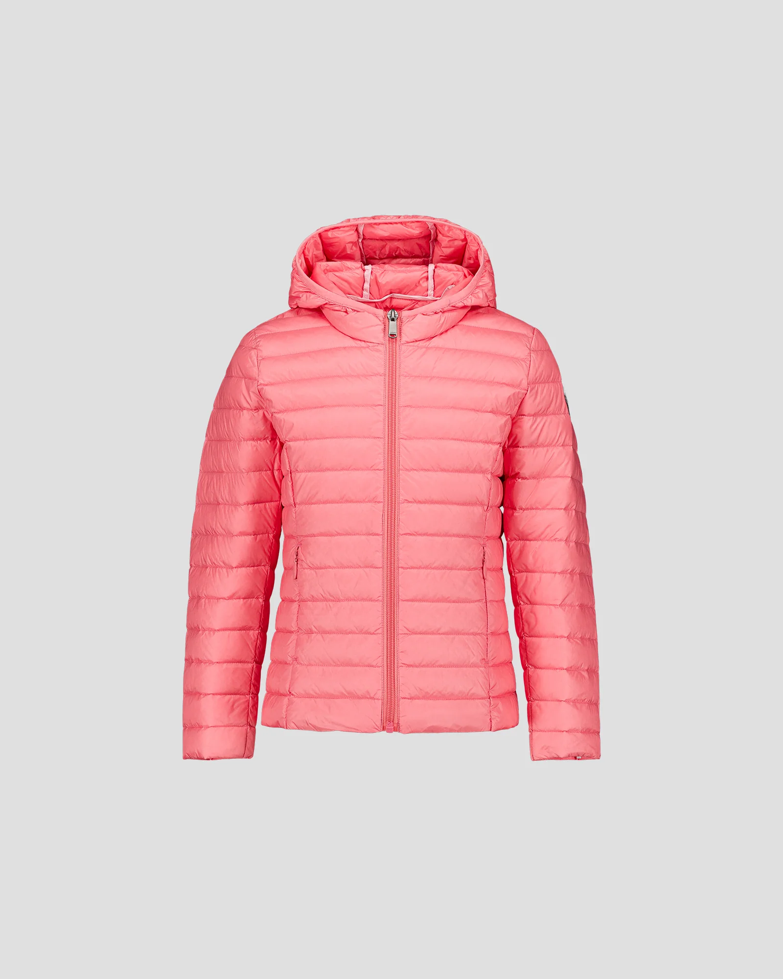 Doudoune légère à capuche enfant Vibrant pink Carla - Image 2