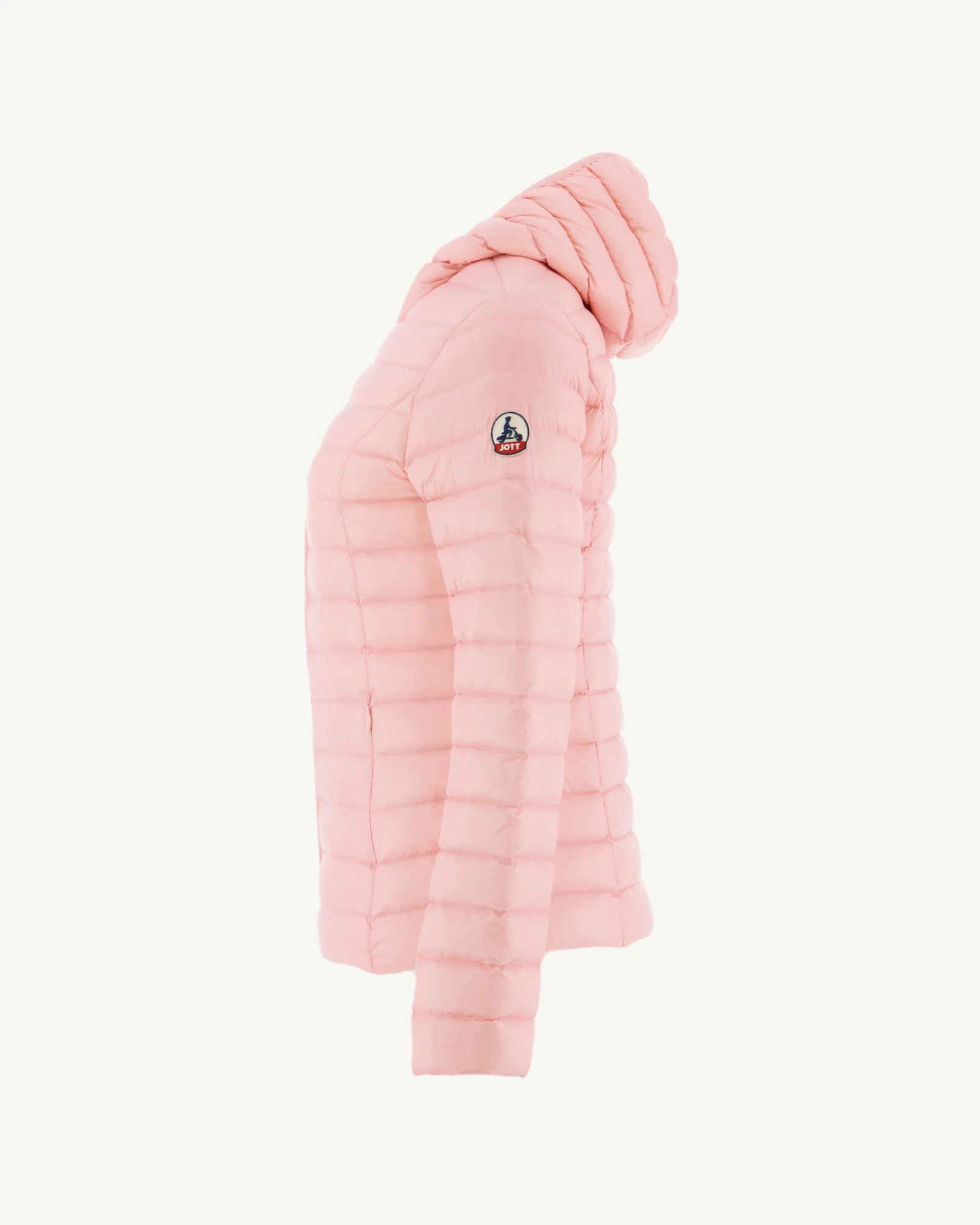 Doudoune légère à capuche Rose pêche Cloe - Image 3