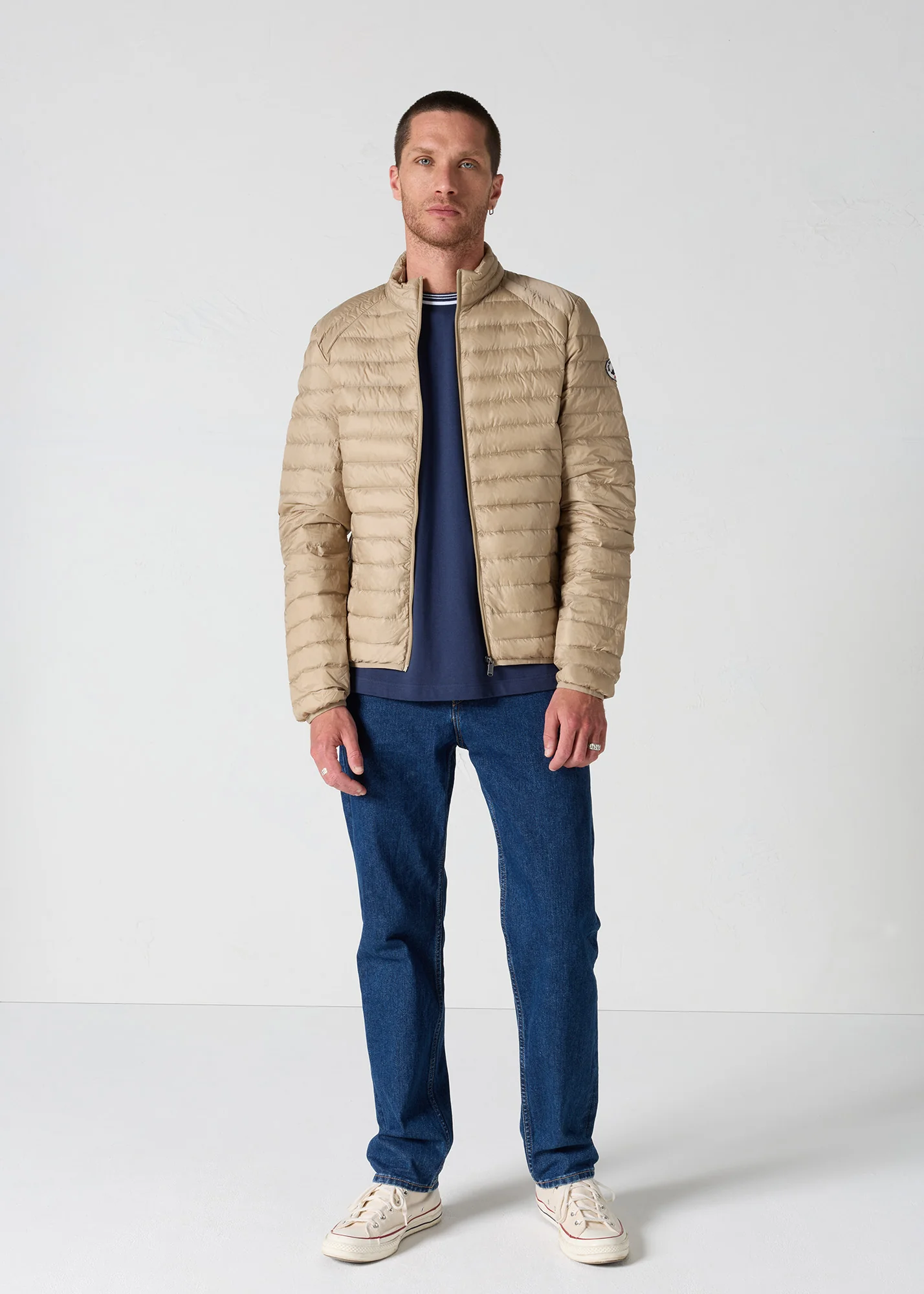 Doudoune légère Beige Mat - Image 3