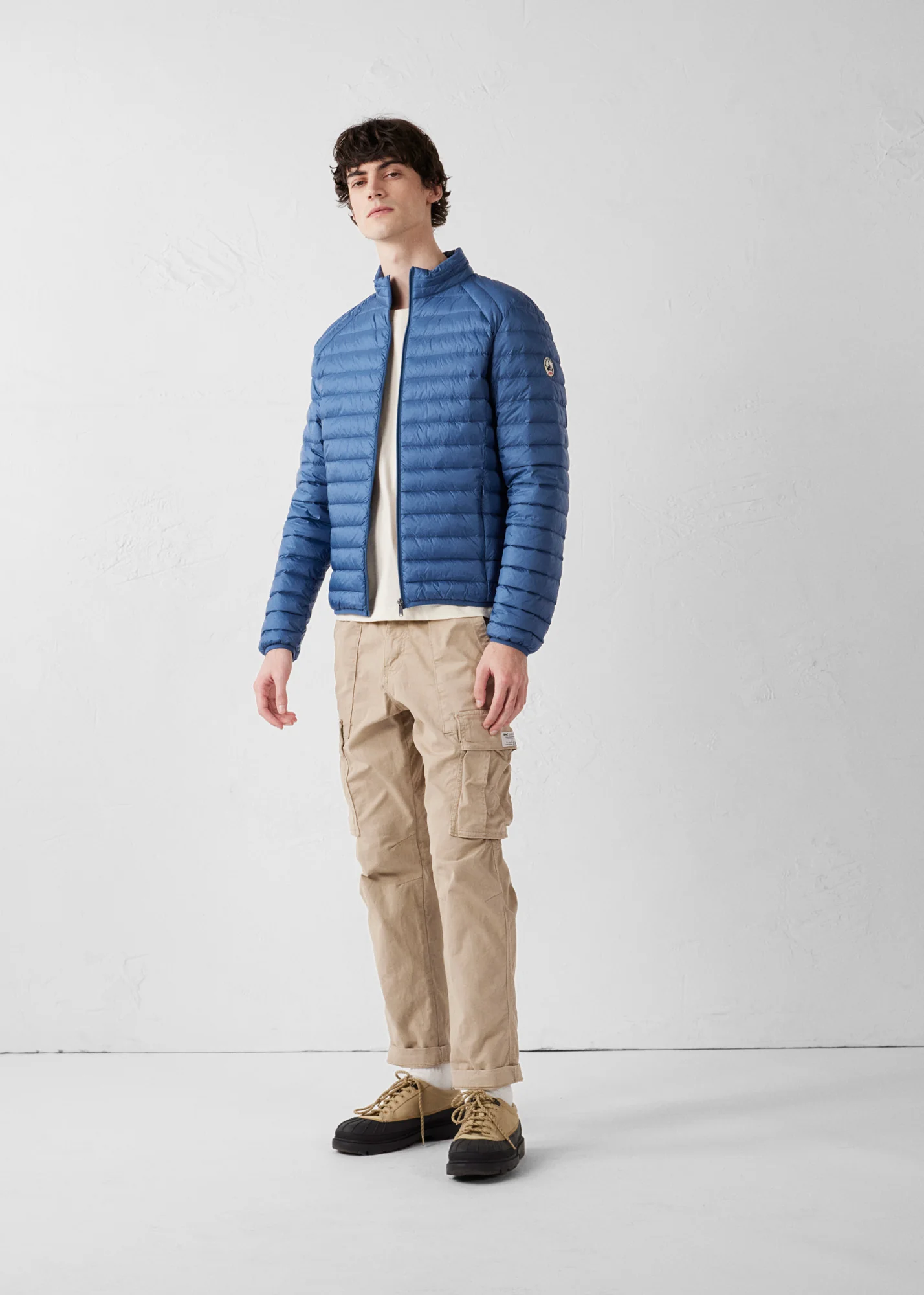 Doudoune légère Bleu jeans Mat - Image 3