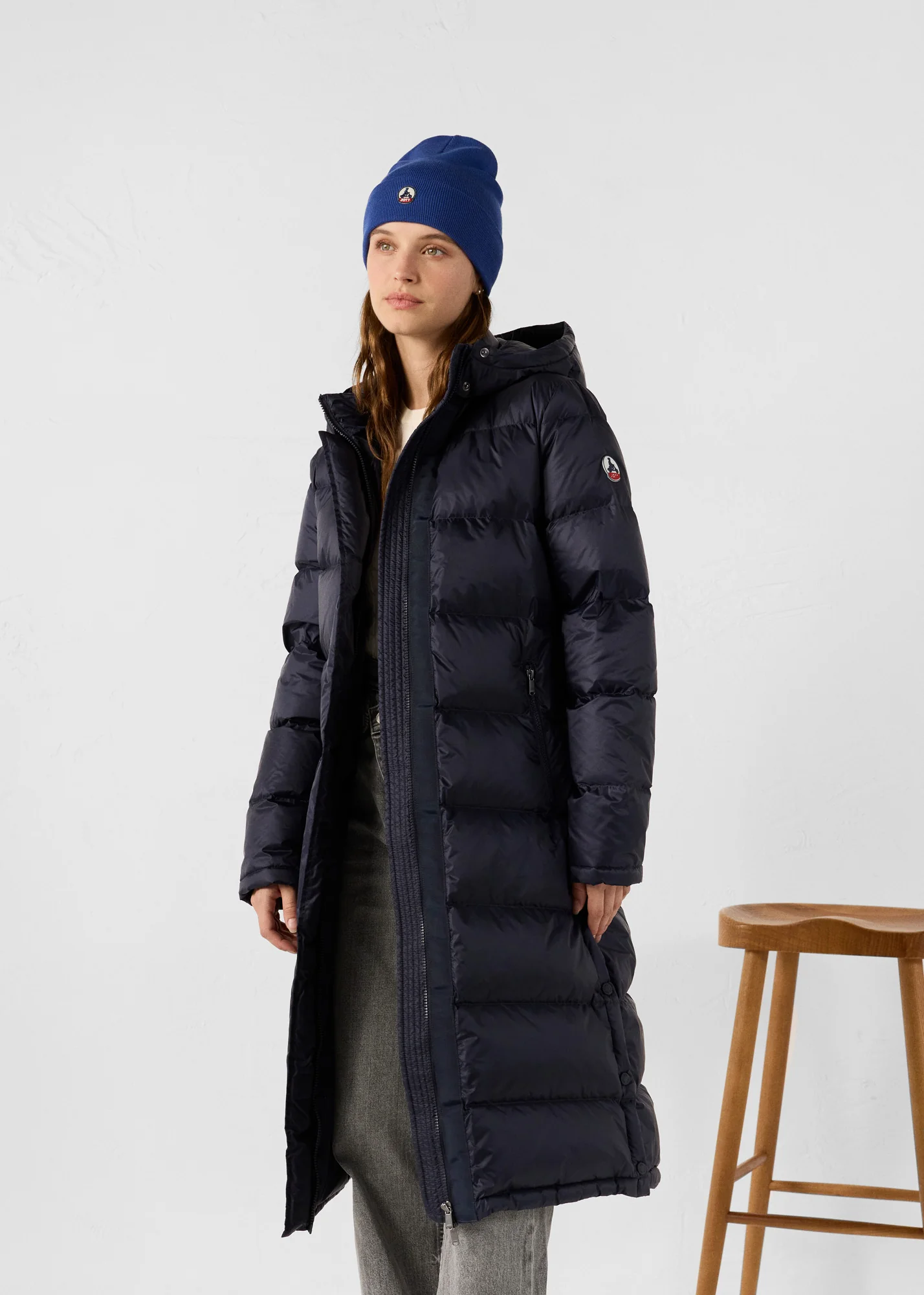 Doudoune longue Ă capuche Grand Froid Marine Karachi - Image 3