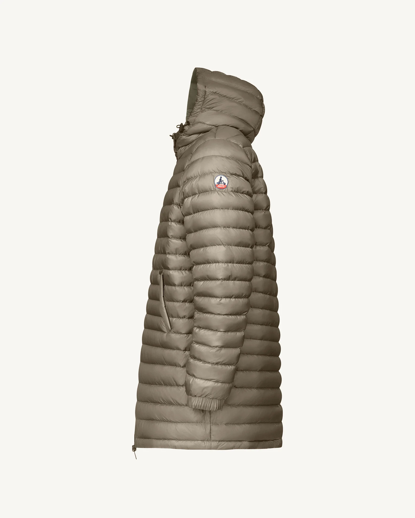 Doudoune longue réversible à capuche Army/Beige Amsterdam 2.0 - Image 6