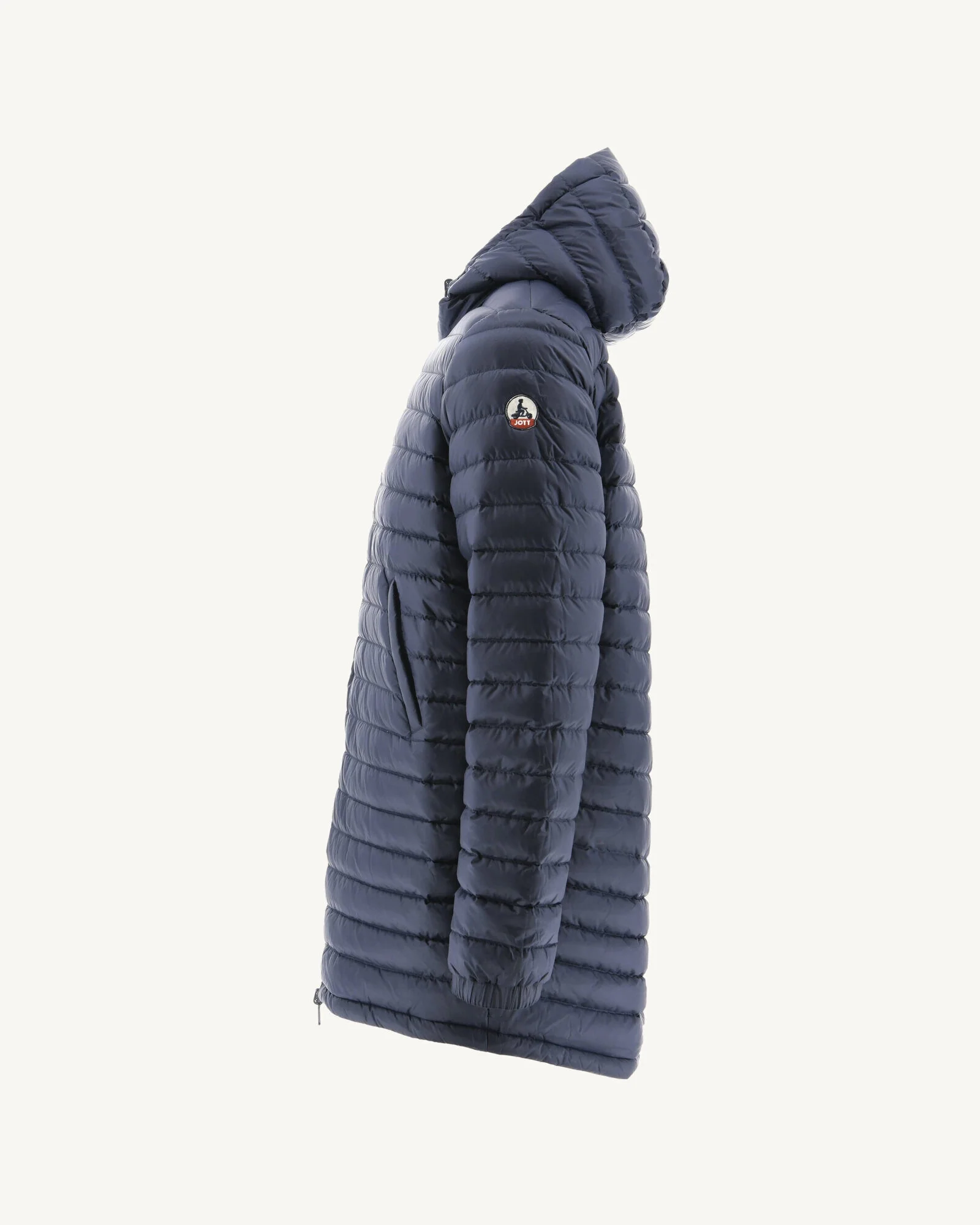 Doudoune longue réversible à capuche Marine Amsterdam - Image 3