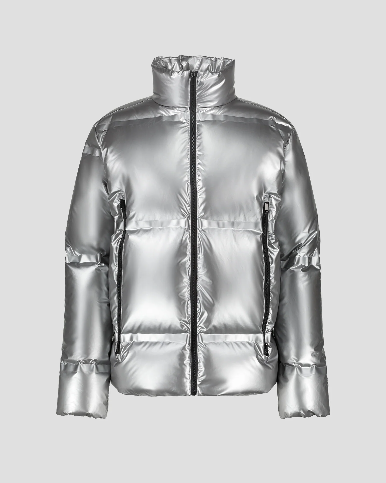 Doudoune métallique esprit 'Puffer' Argent Holly