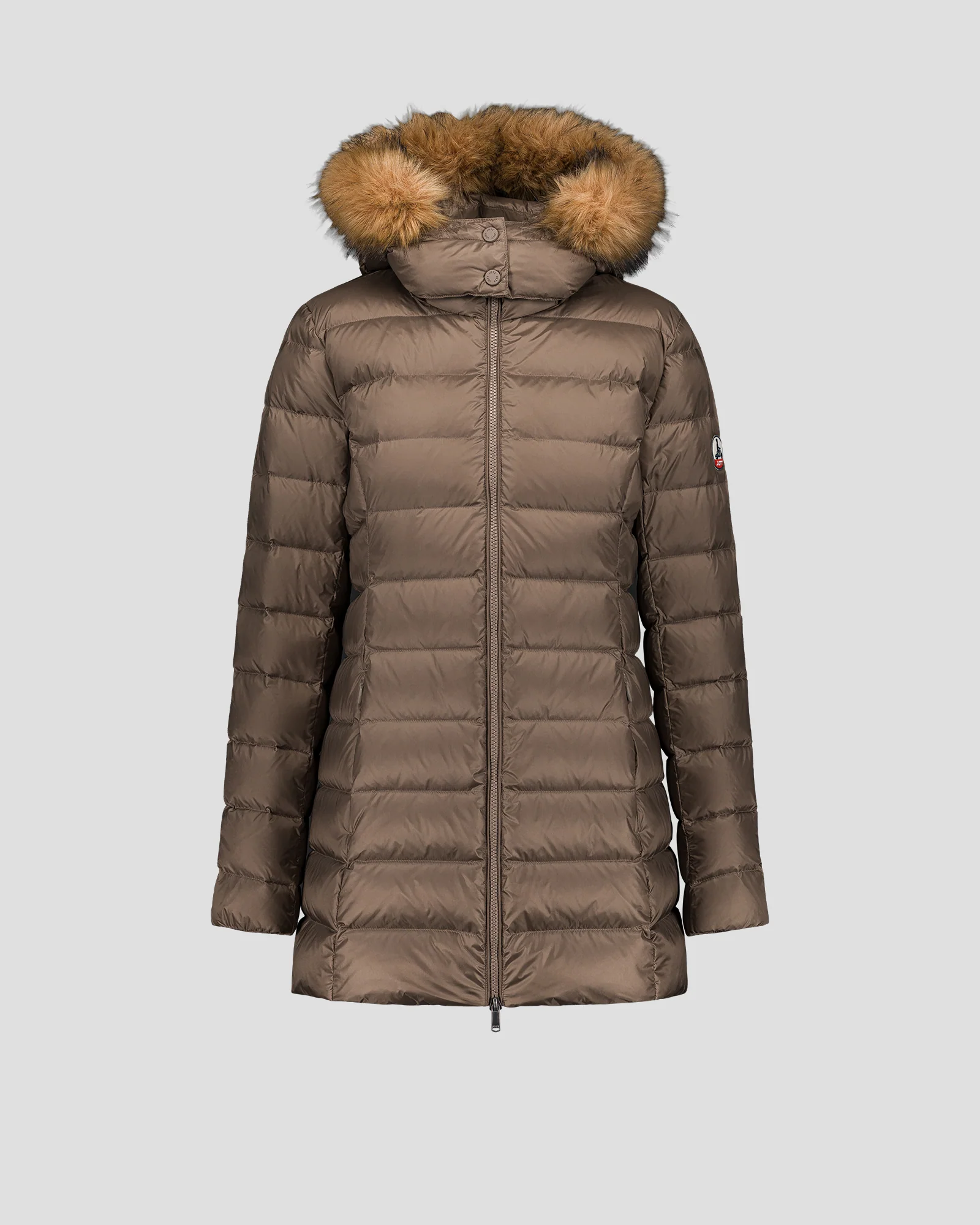 Doudoune mi-longue Grand Froid Taupe Perle - Image 2