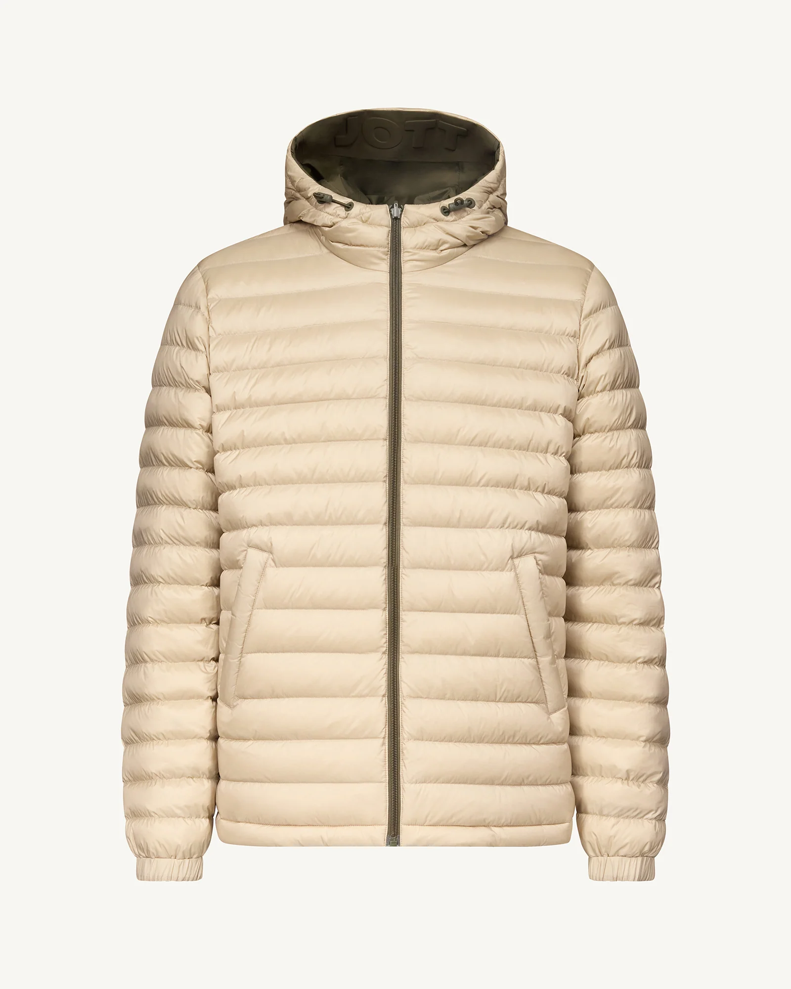 Doudoune réversible à capuche Army/Beige Bergen 2.0 - Image 4
