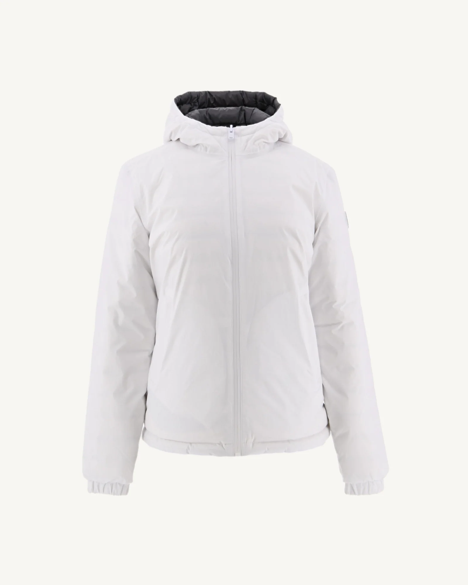 Doudoune réversible à capuche Blanc/Anthracite Vienne