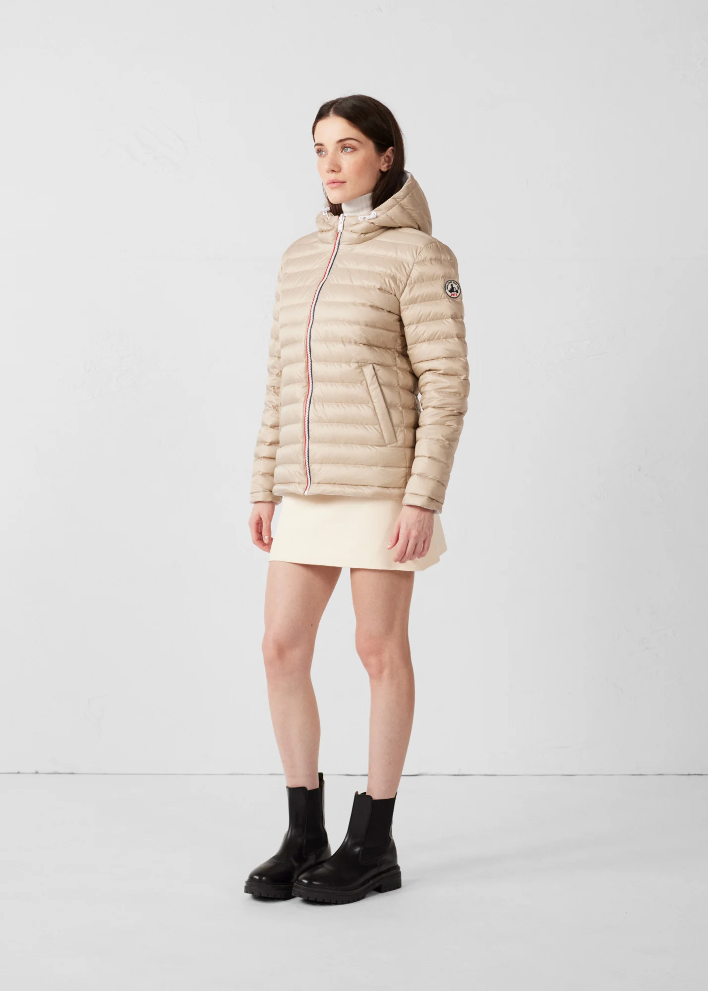 Doudoune réversible Blanc/Beige Bergame - Image 14