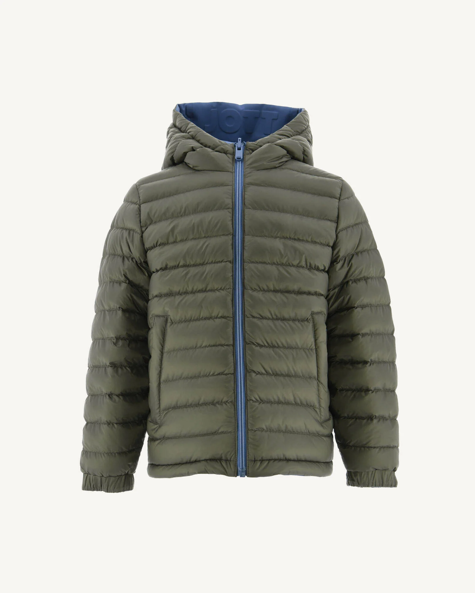 Doudoune réversible Bleu jeans/Army enfant Zurich - Image 2