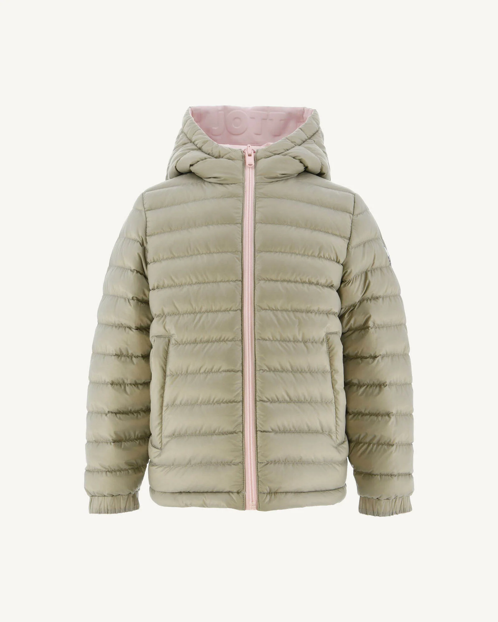 Doudoune réversible Rose clair/Beige enfant Zurich - Image 3