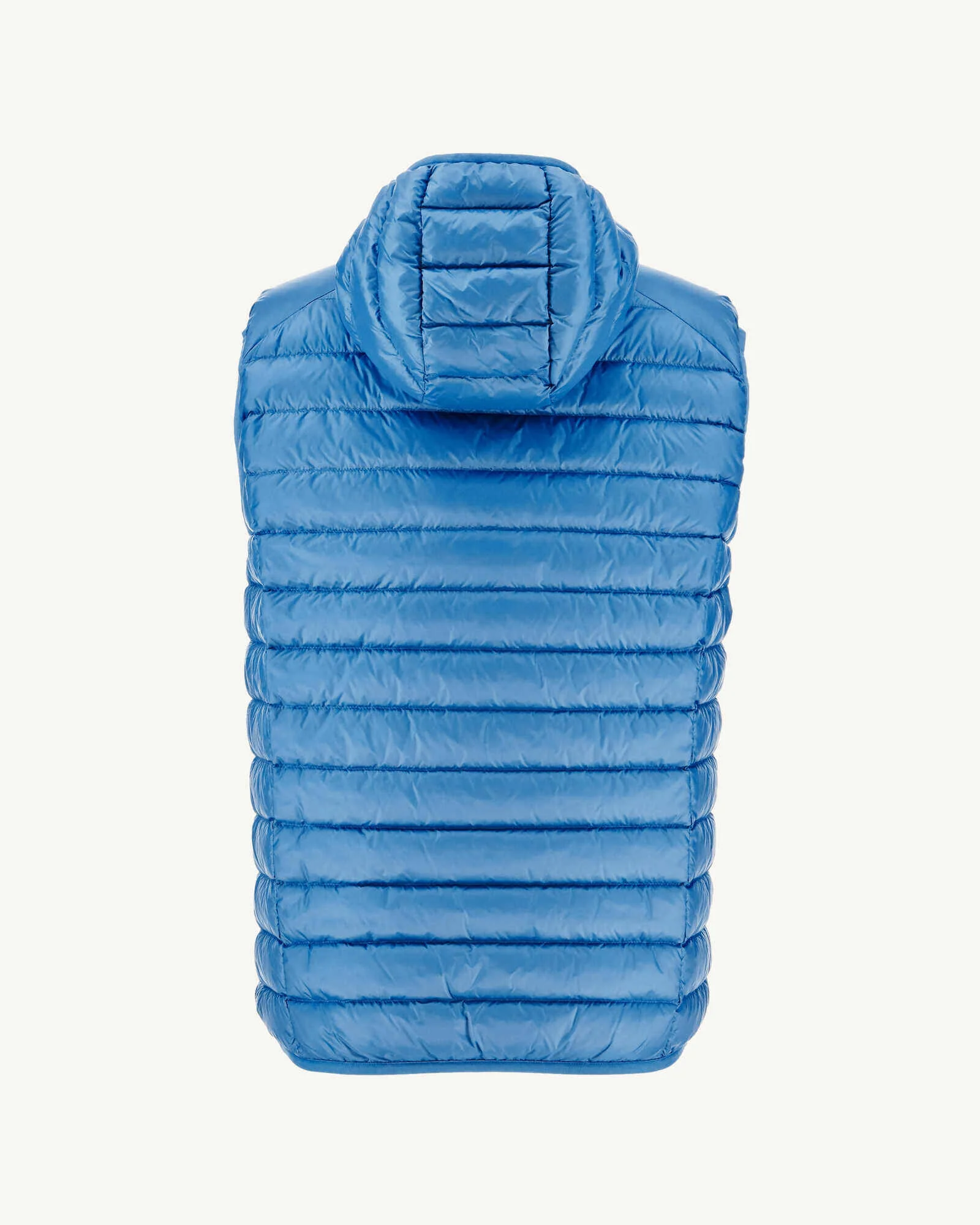 Doudoune sans manches à capuche Bleu denim Pat - Image 2