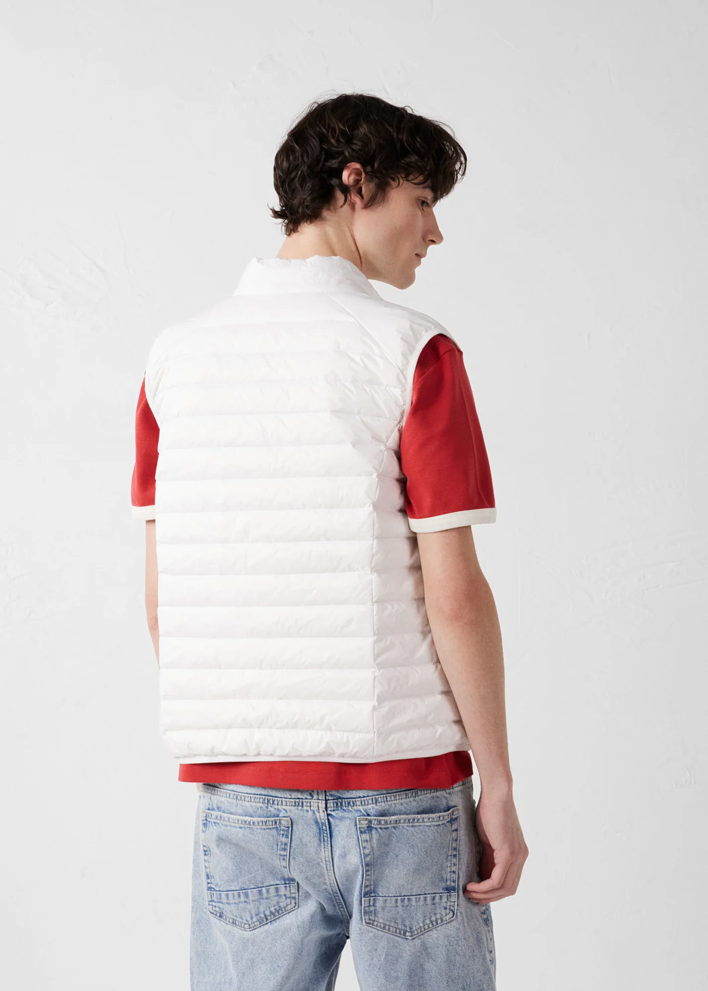 Doudoune sans manches Blanc Tom - Image 4