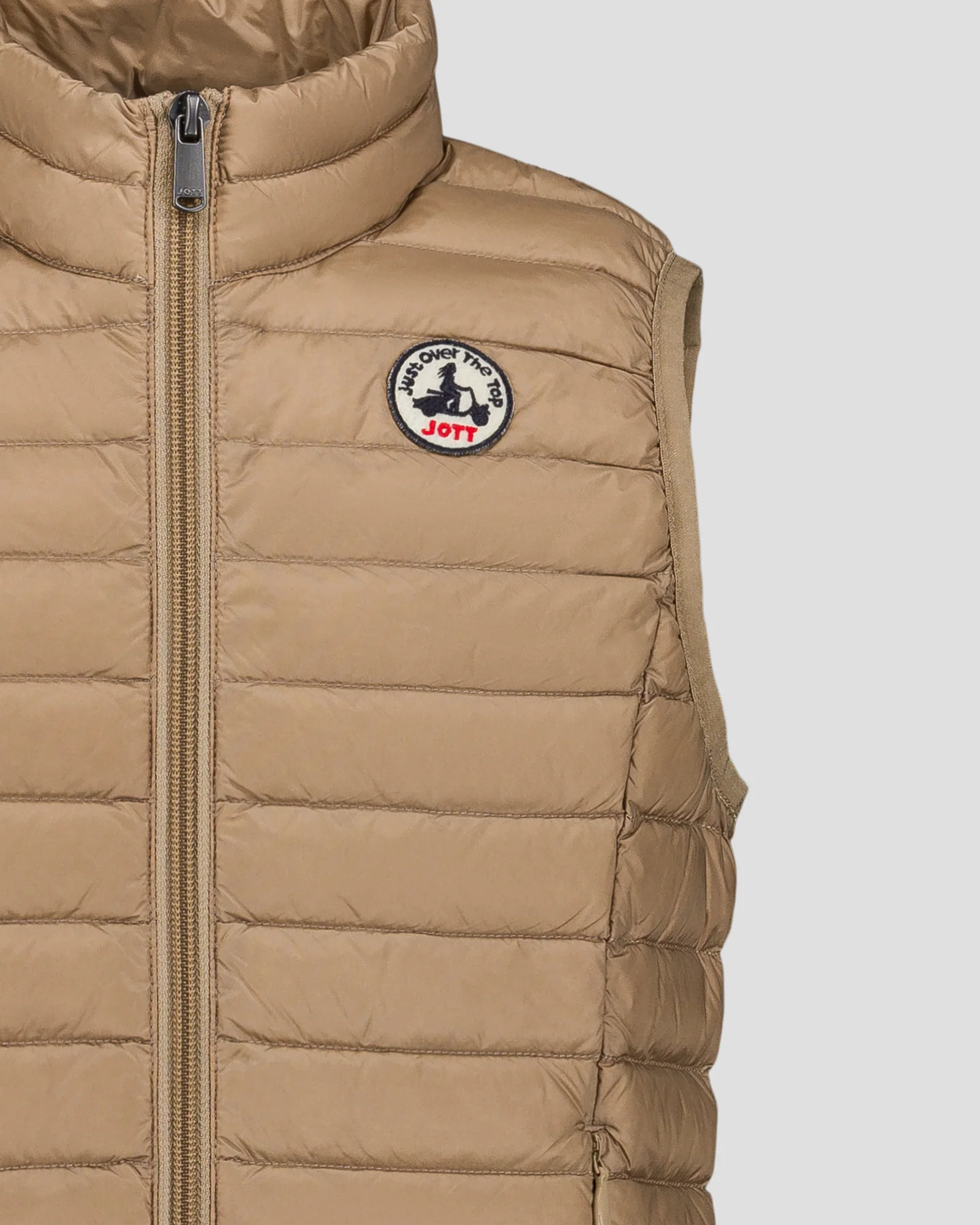 Doudoune sans manches enfant Beige Zoe - Image 6