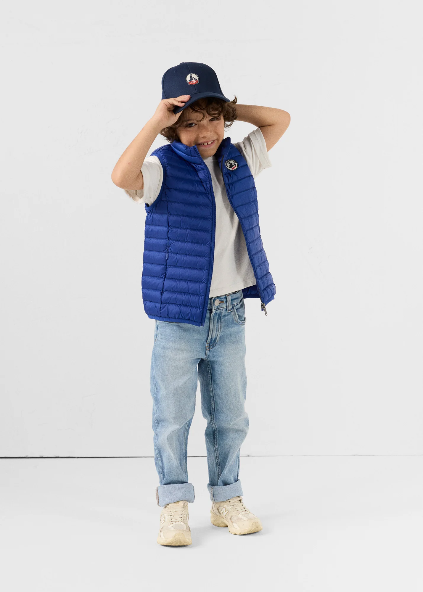 Doudoune sans manches enfant Bleu cobalt Zoe
